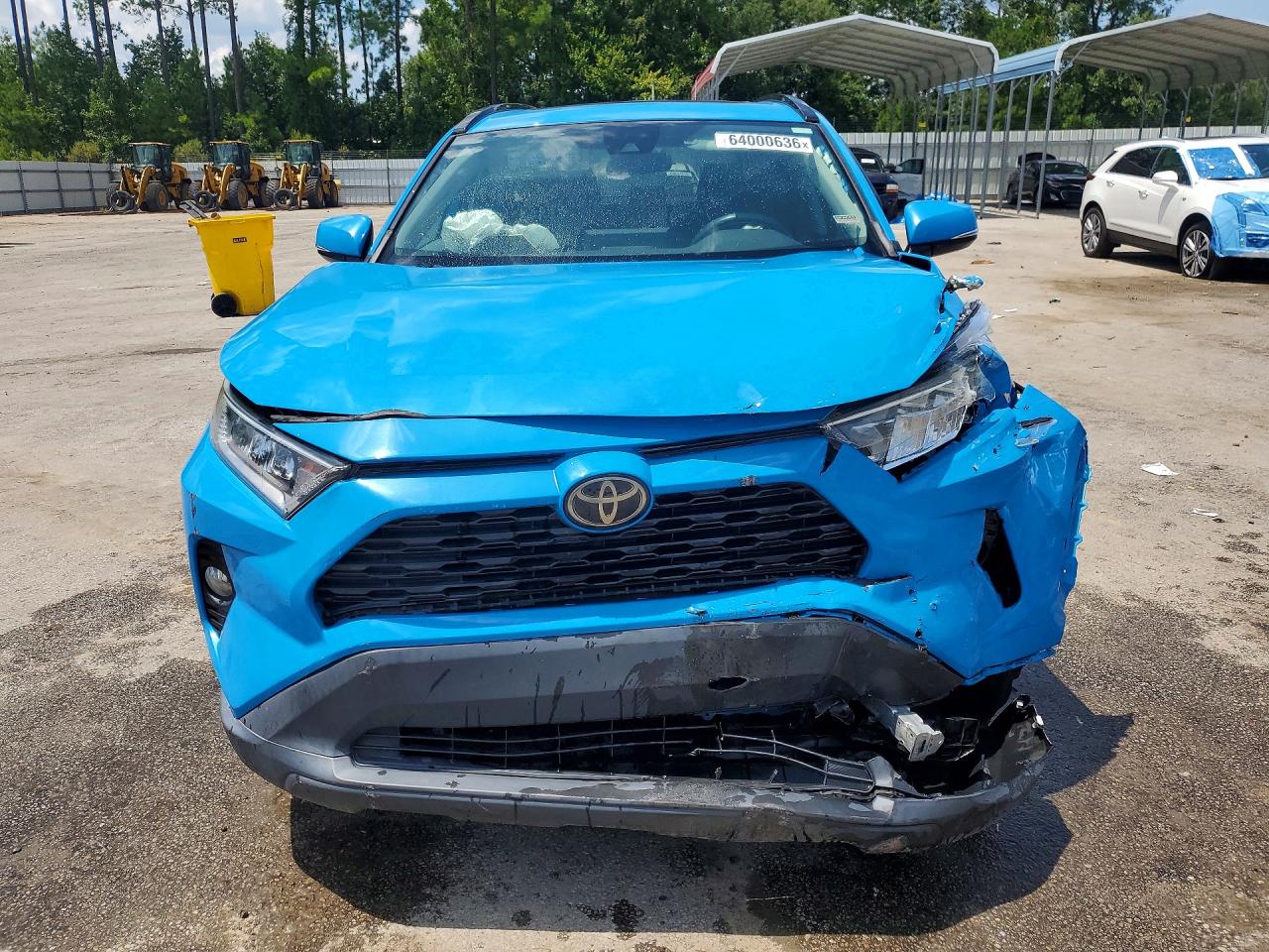 2019 Toyota Rav4 Xle Turquoise vin: 2T3W1RFV3KW007442