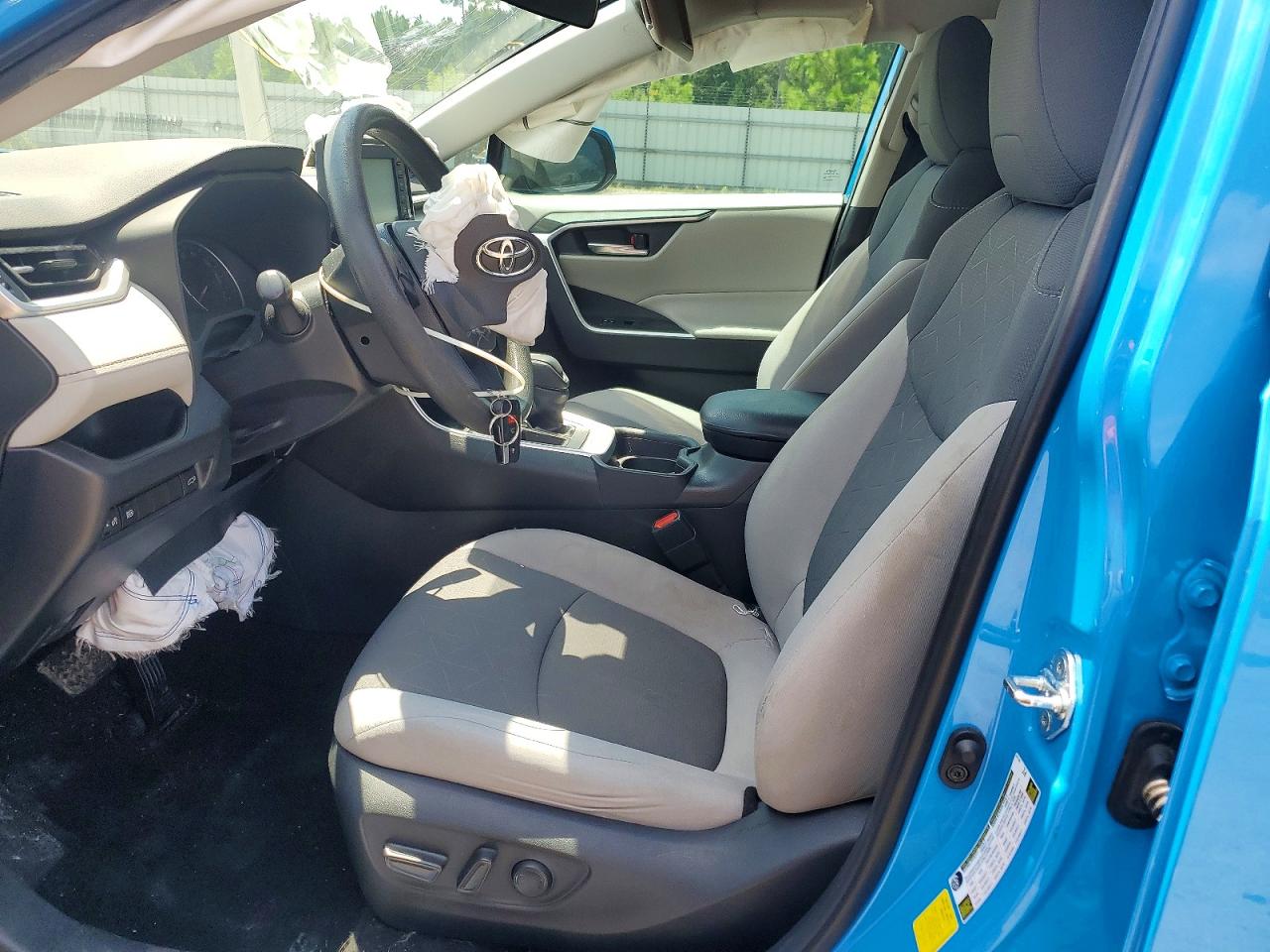 2019 Toyota Rav4 Xle Turquoise vin: 2T3W1RFV3KW007442