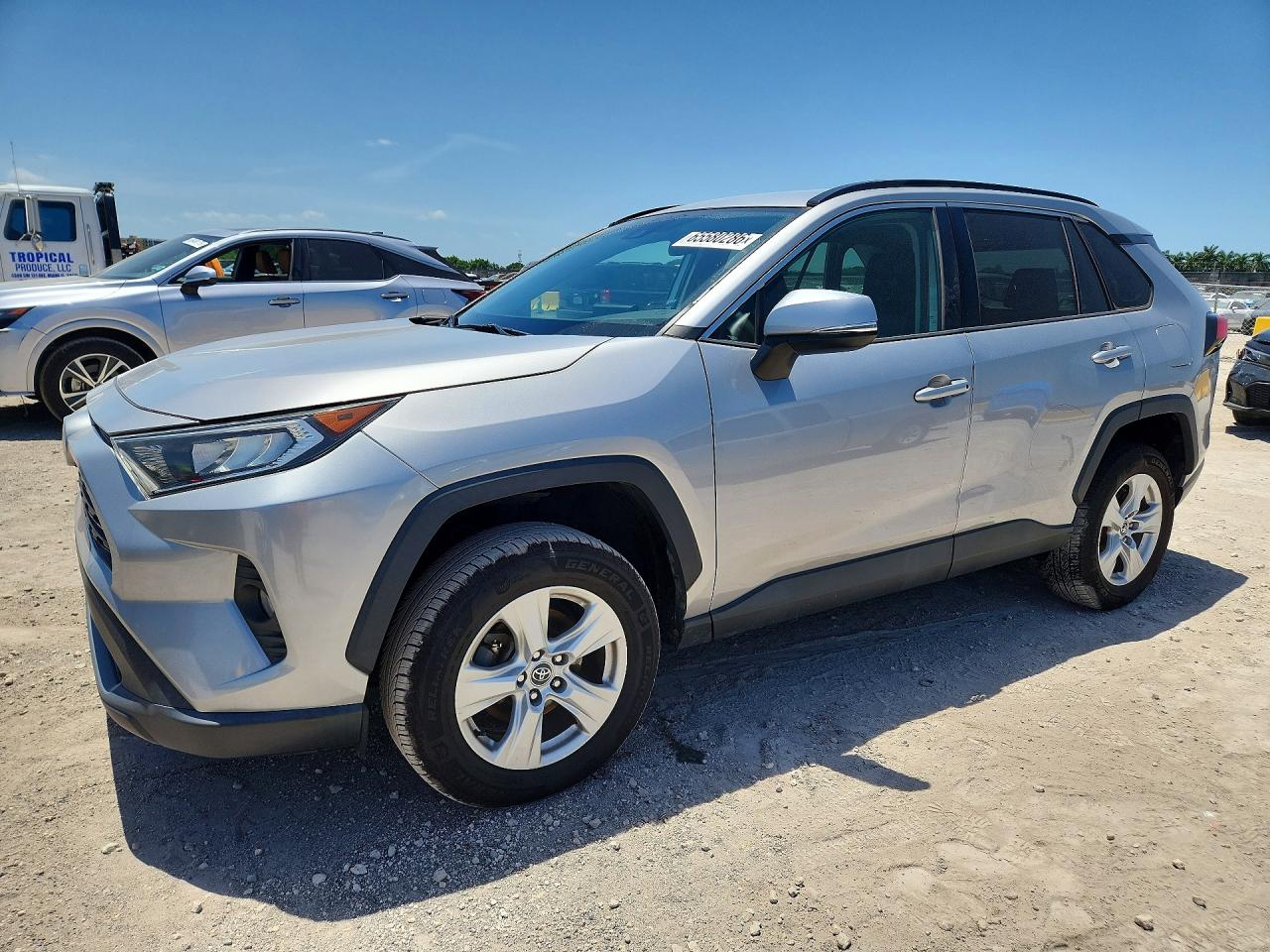 2020 Toyota Rav4 Xle Silver vin: 2T3W1RFV4LC068981