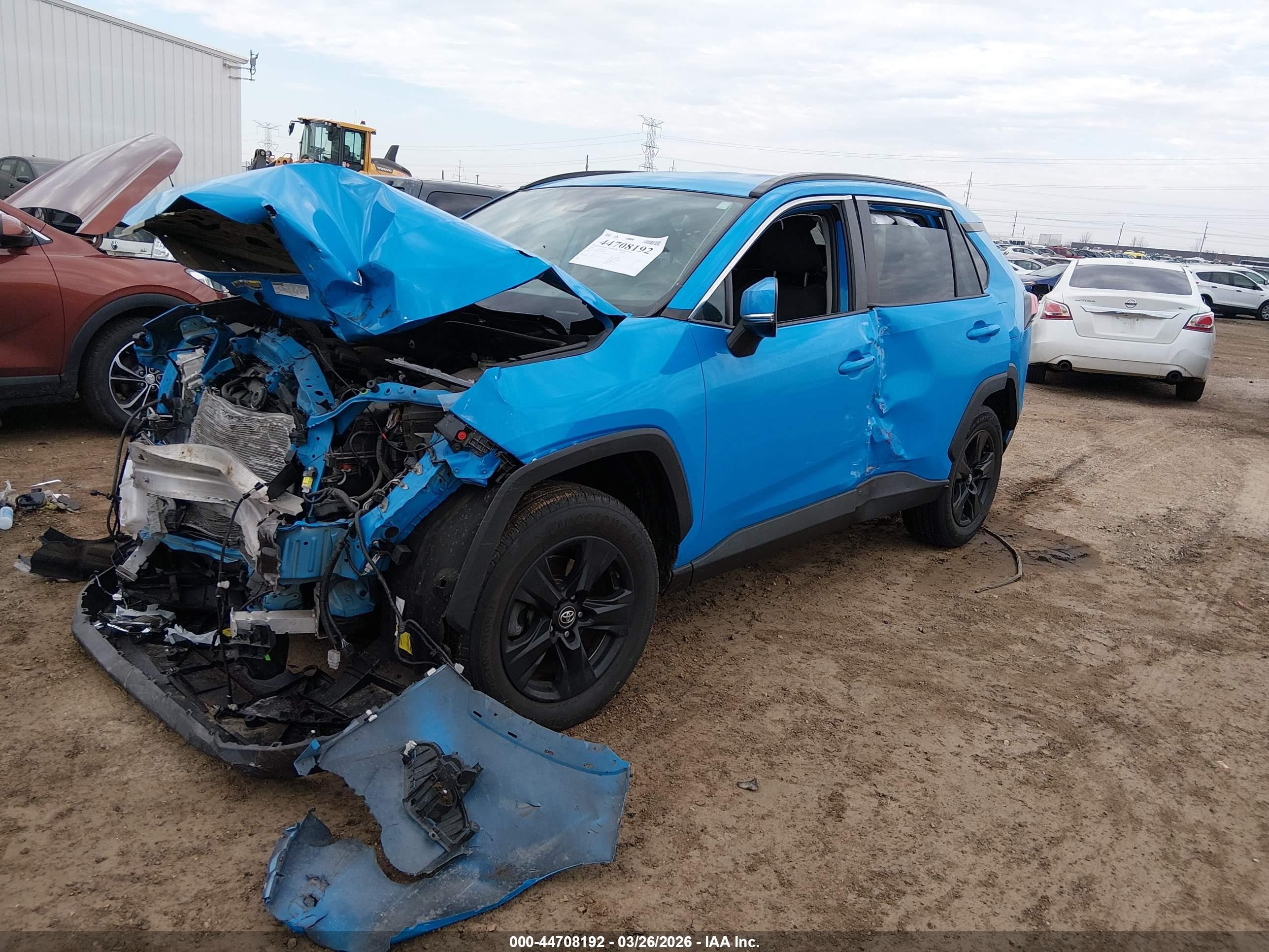 2021 Toyota Rav4 Xle Blue vin: 2T3W1RFV5MC085970