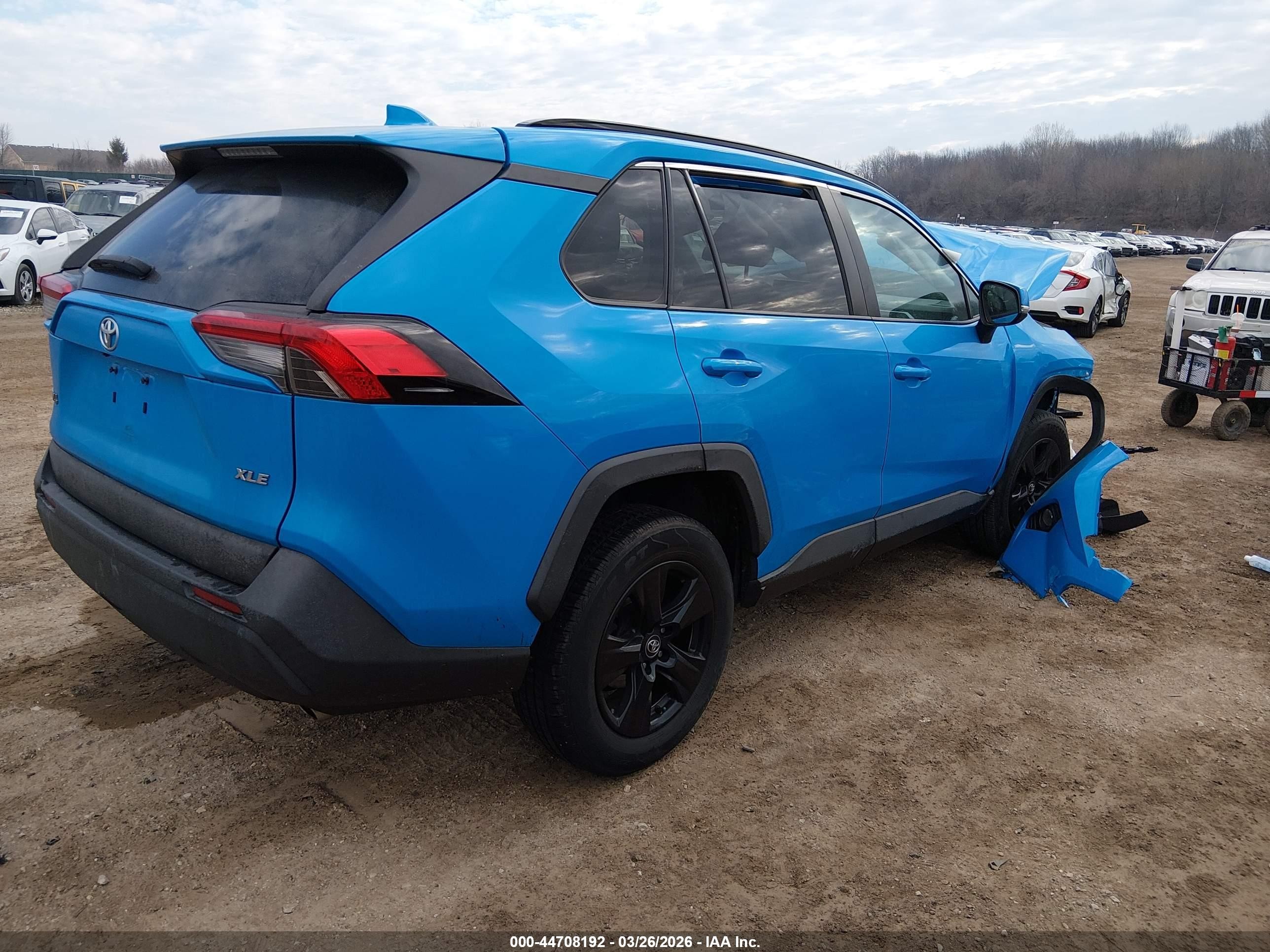 2021 Toyota Rav4 Xle Blue vin: 2T3W1RFV5MC085970
