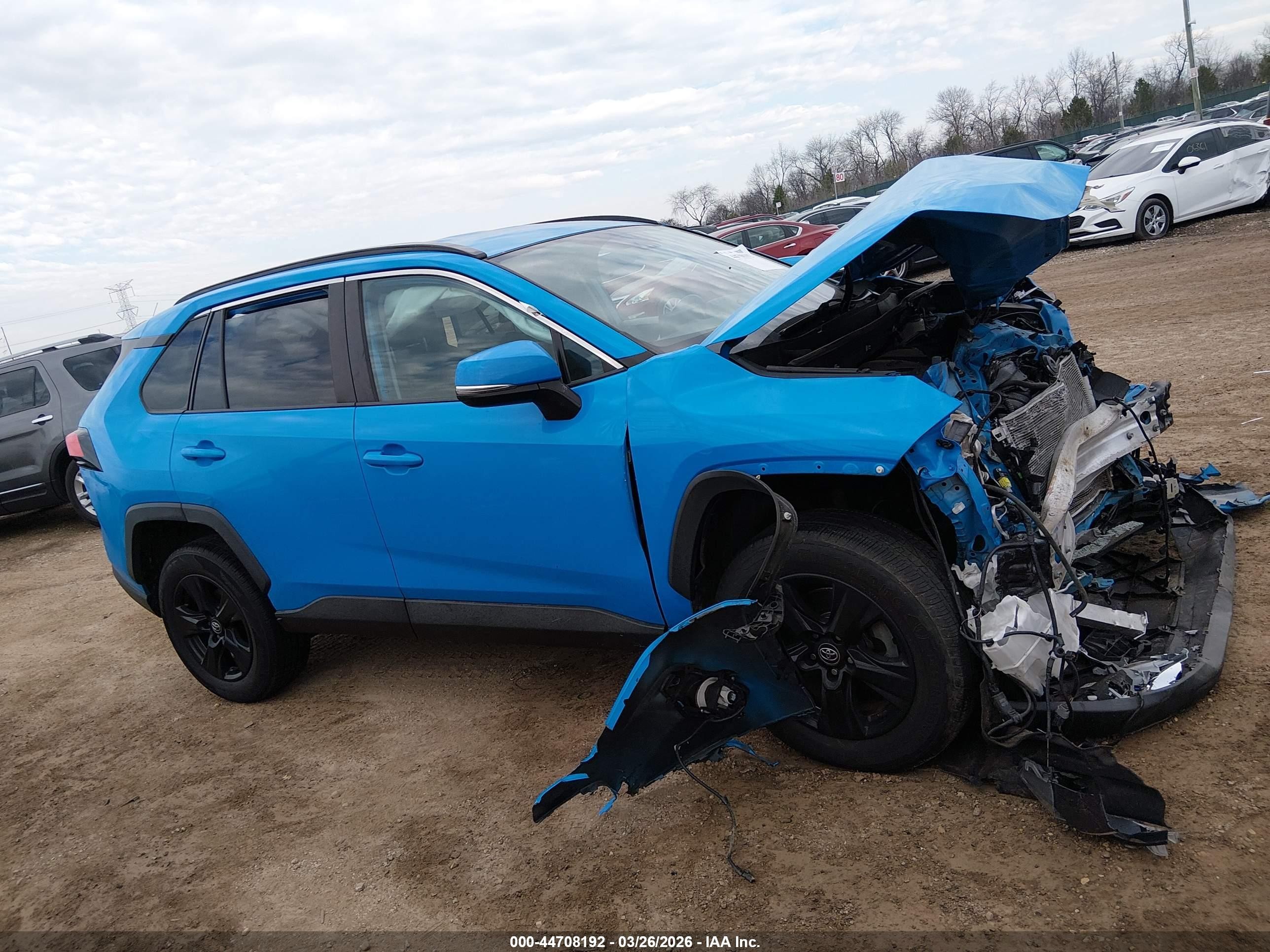 2021 Toyota Rav4 Xle Blue vin: 2T3W1RFV5MC085970