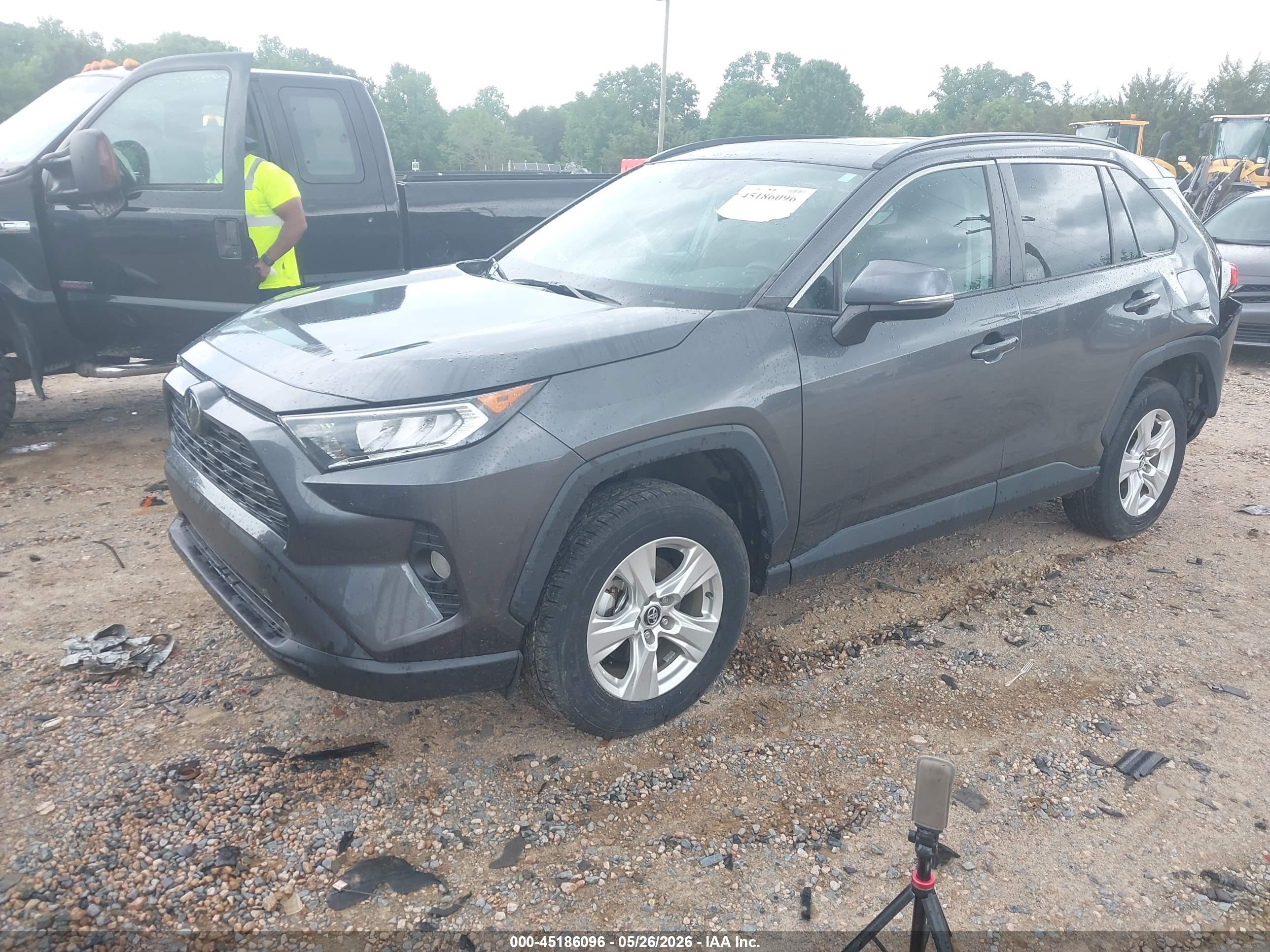 2020 Toyota Rav4 Xle Gray vin: 2T3W1RFV6LC082154