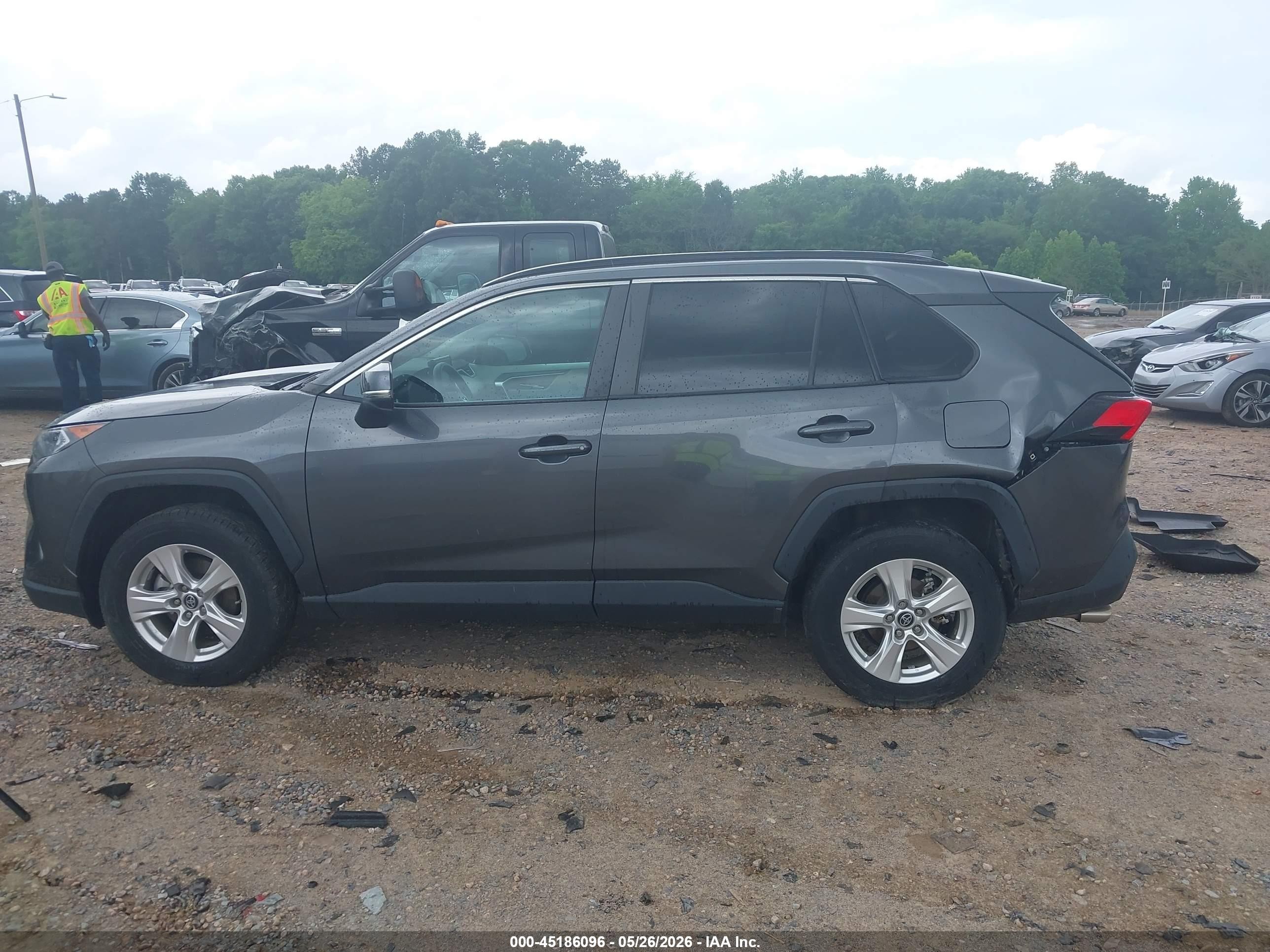 2020 Toyota Rav4 Xle Gray vin: 2T3W1RFV6LC082154