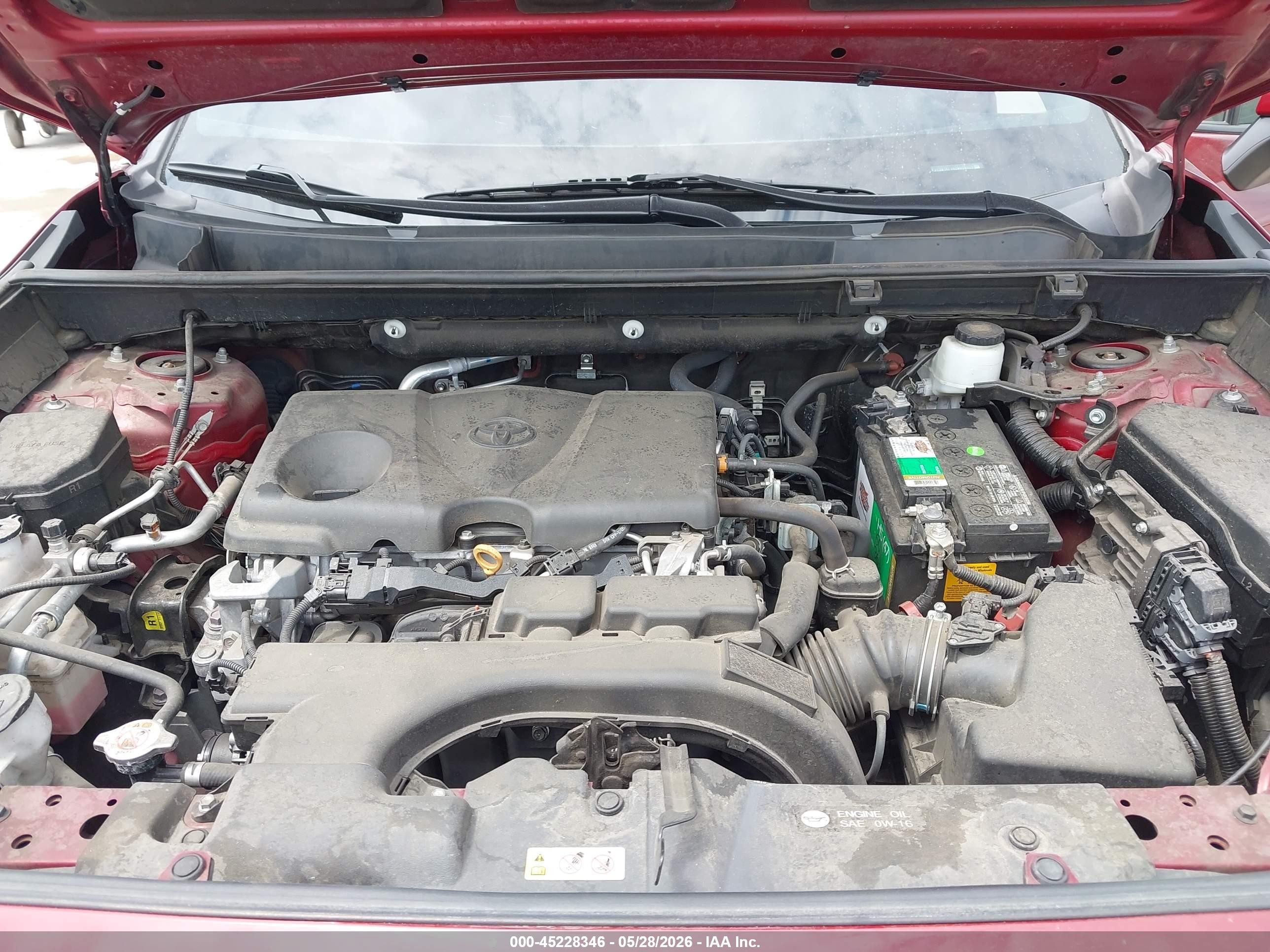 2020 Toyota Rav4 Xle Красный vin: 2T3W1RFV6LW058323