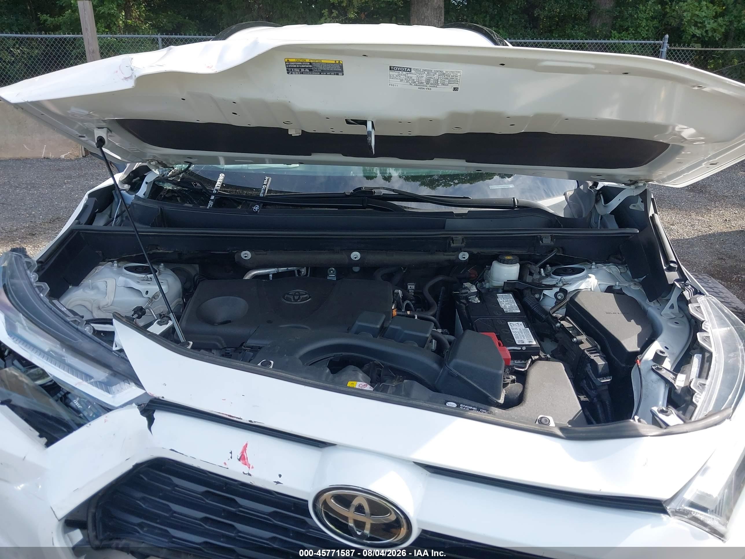 2023 Toyota Rav4 Xle White vin: 2T3W1RFV7PW276342