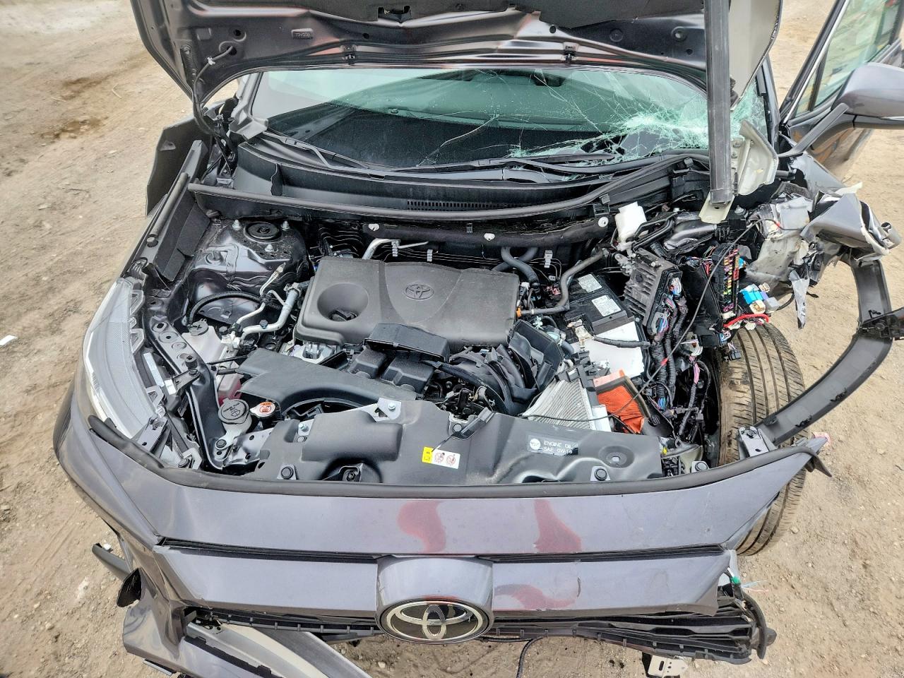 2025 Toyota Rav4 Xle Серый vin: 2T3W1RFV7SC361708