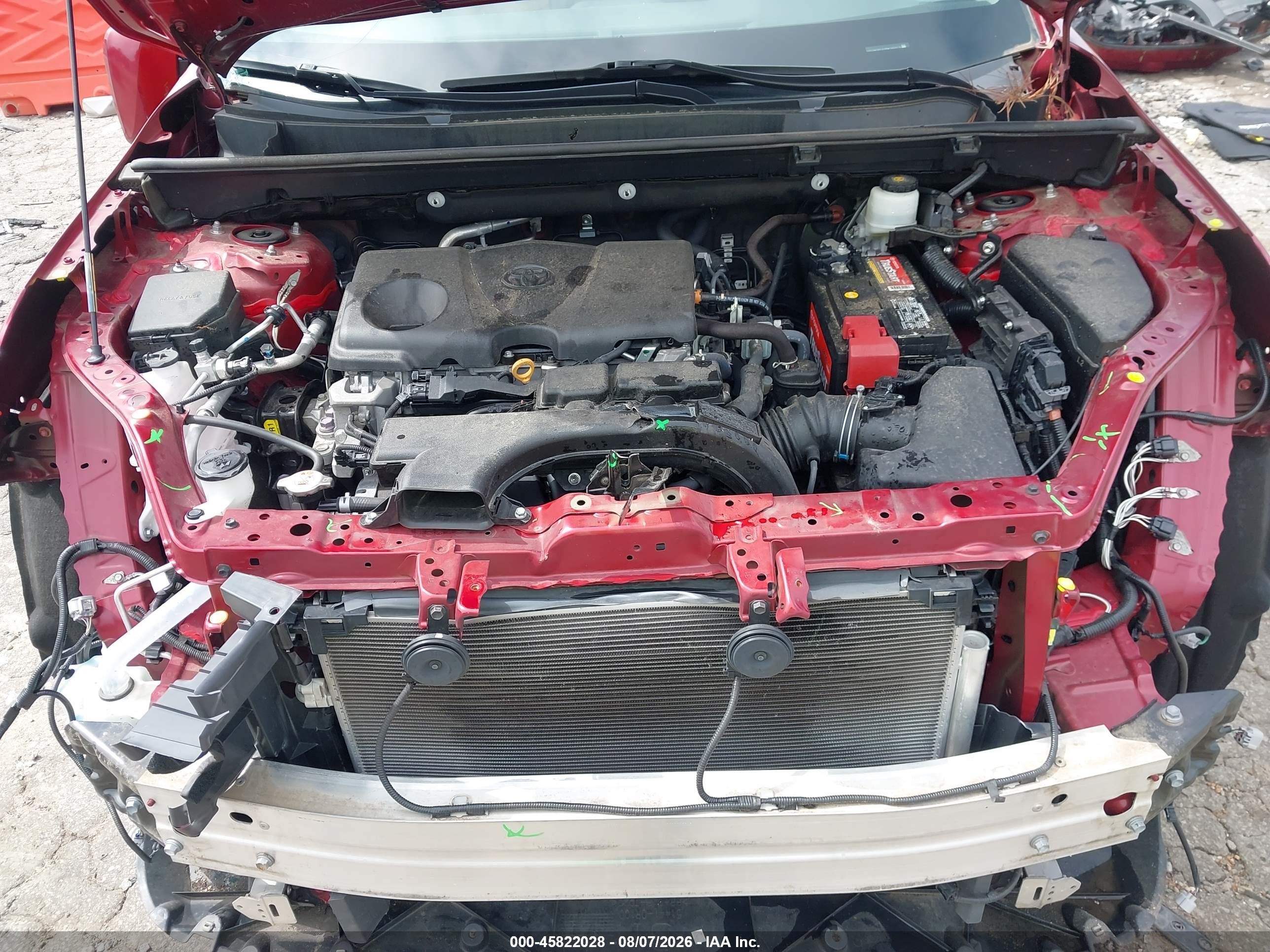 2021 Toyota Rav4 Xle Red vin: 2T3W1RFV9MW180479