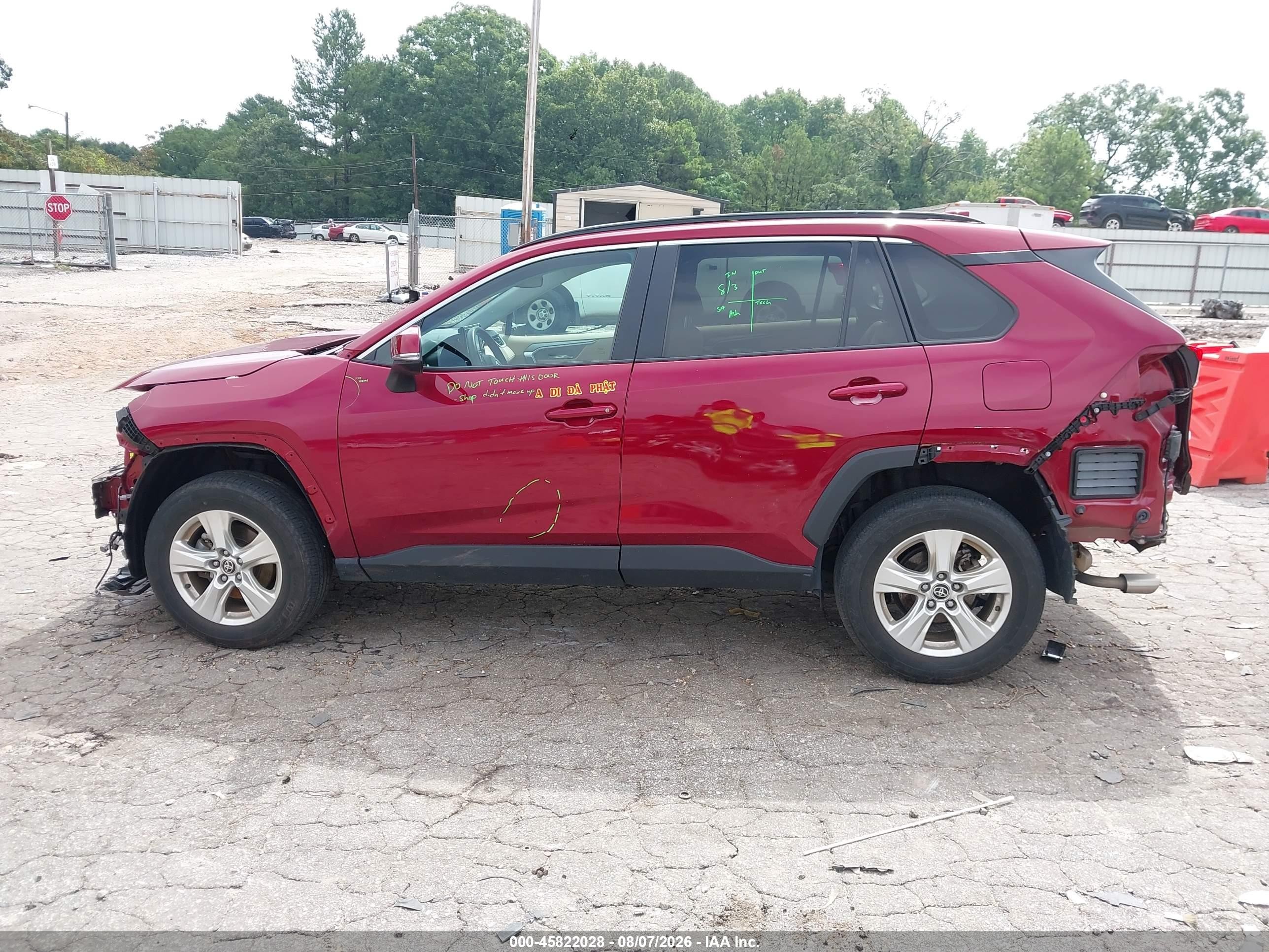 2021 Toyota Rav4 Xle Red vin: 2T3W1RFV9MW180479