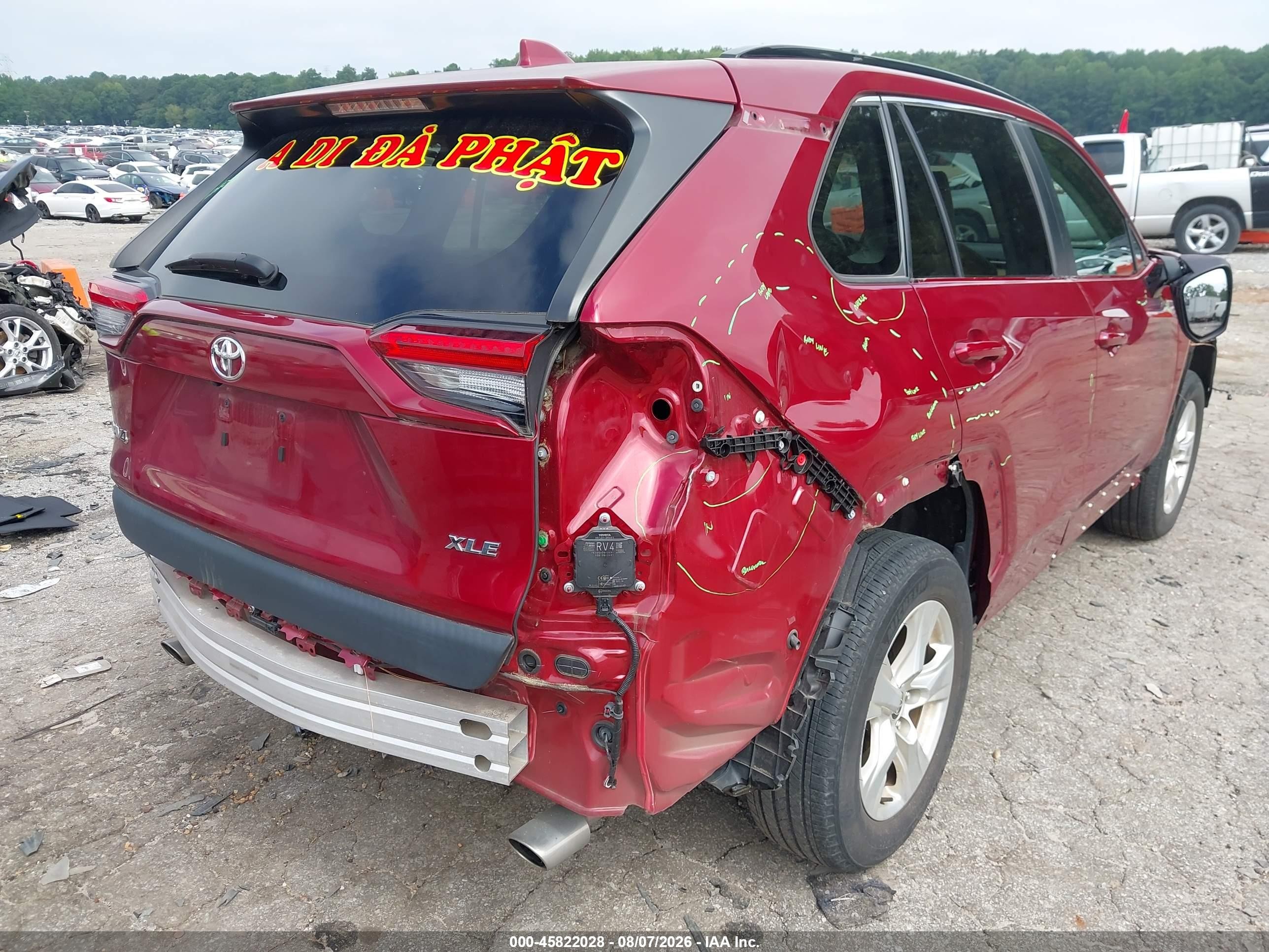 2021 Toyota Rav4 Xle Red vin: 2T3W1RFV9MW180479