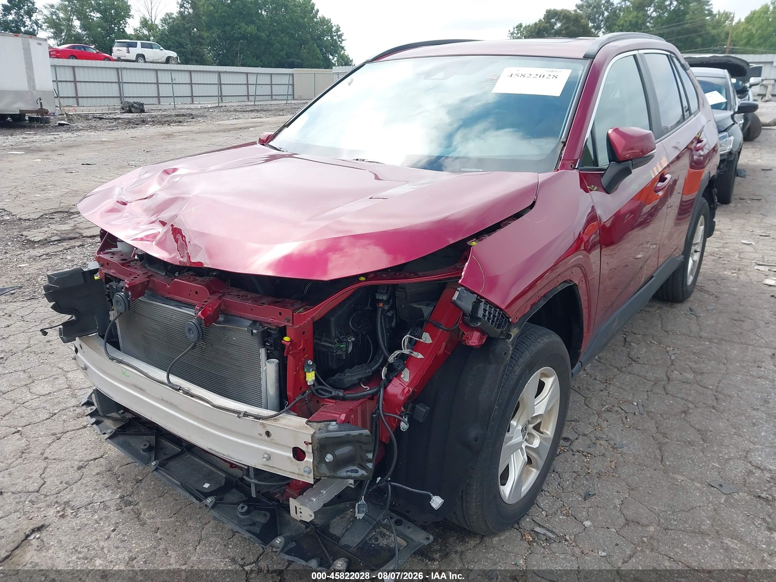 2021 Toyota Rav4 Xle Red vin: 2T3W1RFV9MW180479