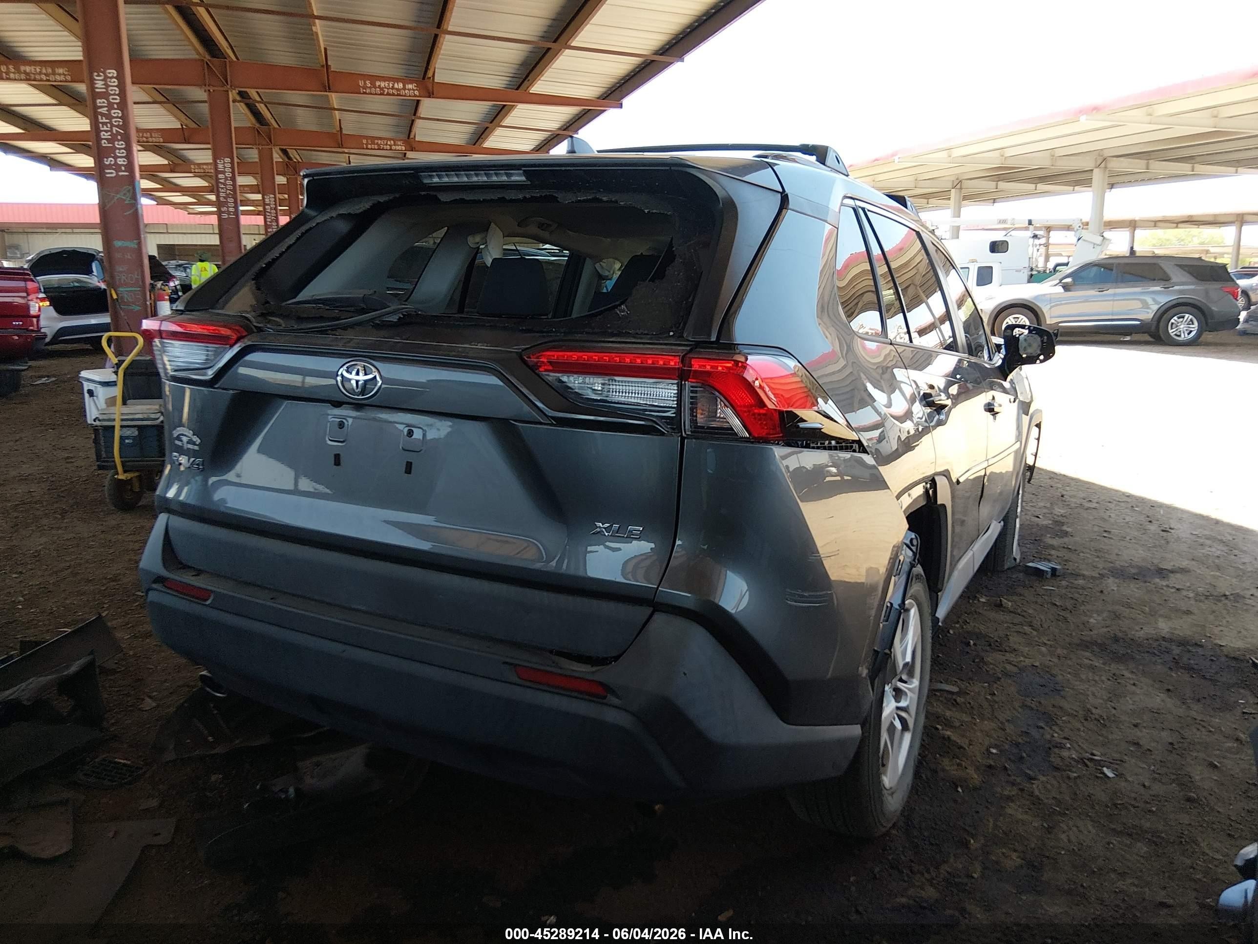 2020 Toyota Rav4 Xle Gray vin: 2T3W1RFVXLC067513