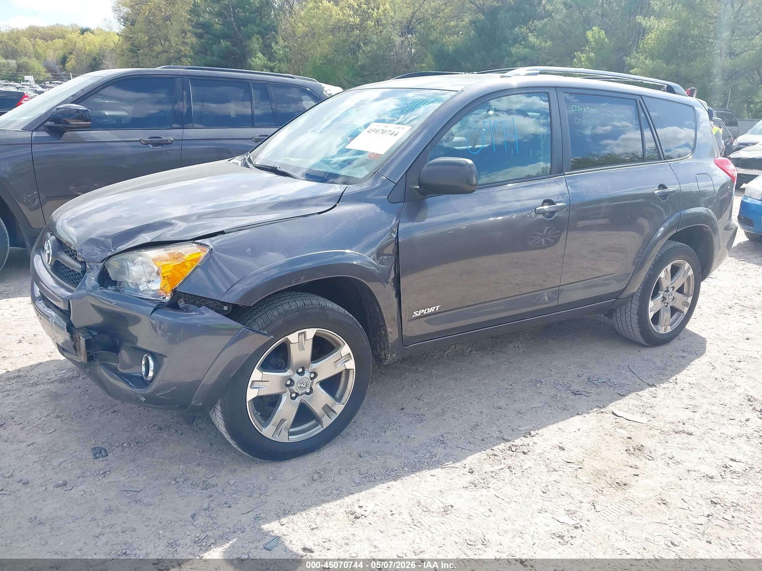 2010 Toyota Rav4 Sport Gray vin: 2T3WF4DV6AW046595
