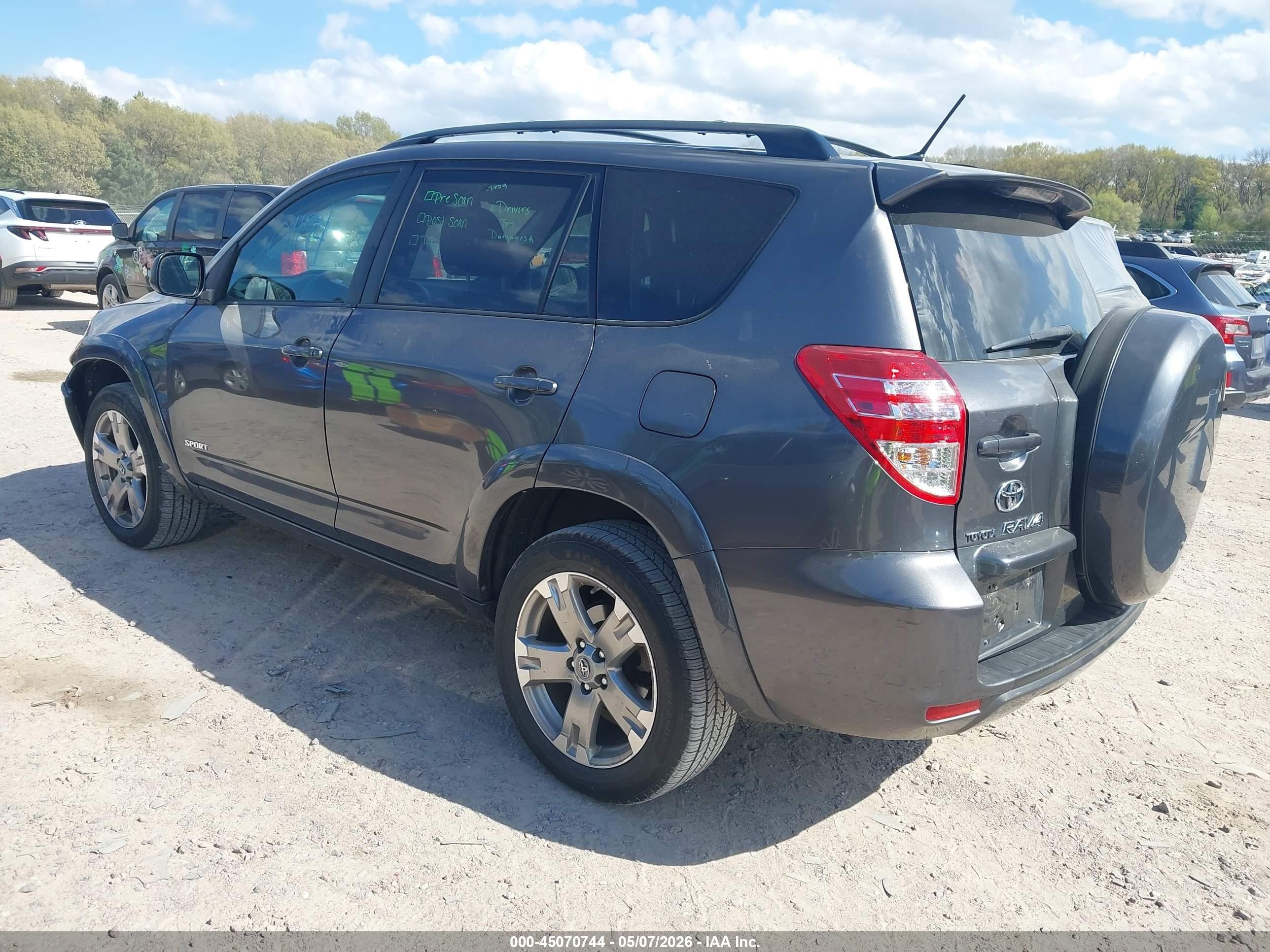 2010 Toyota Rav4 Sport Gray vin: 2T3WF4DV6AW046595