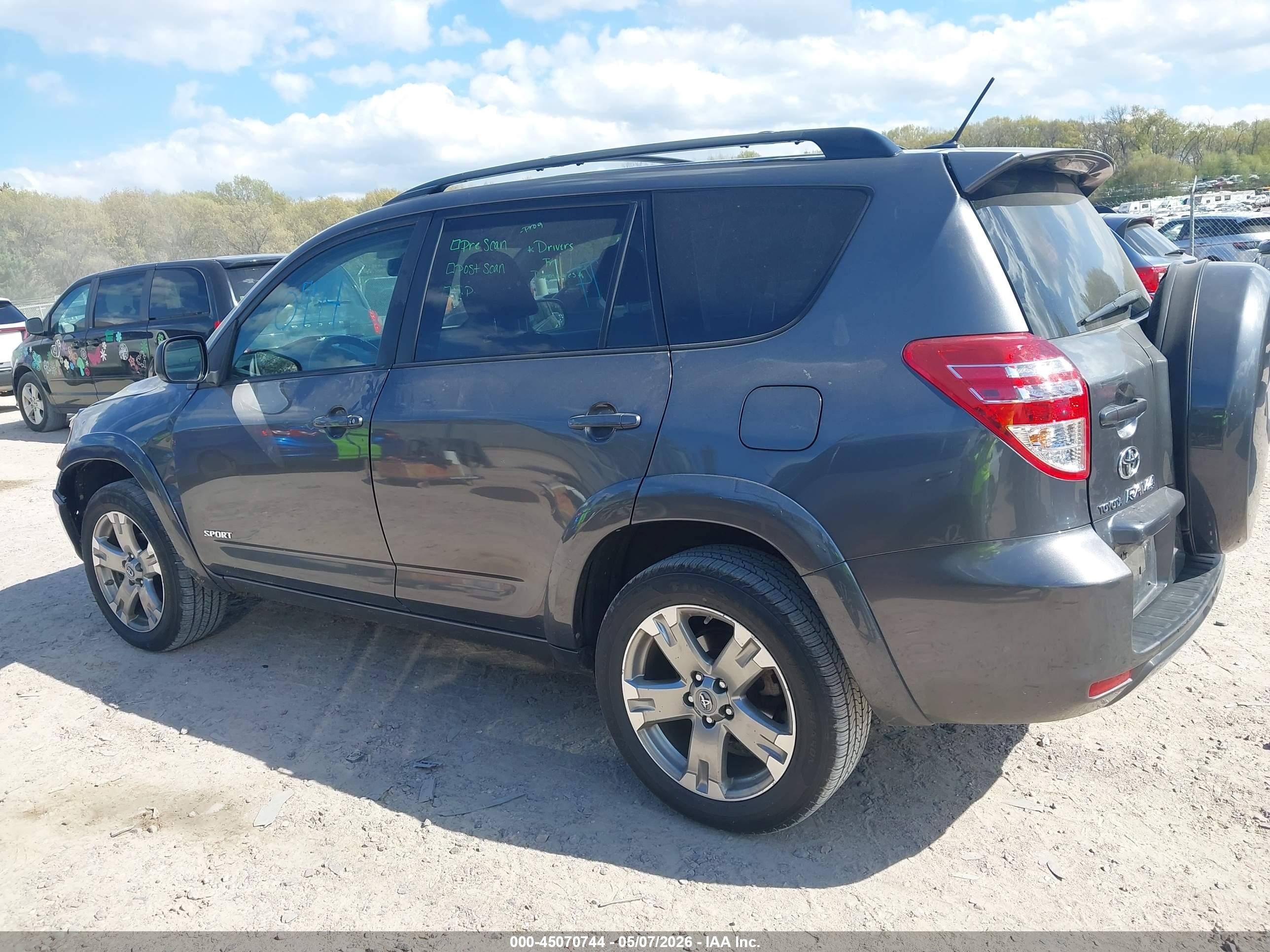 2010 Toyota Rav4 Sport Gray vin: 2T3WF4DV6AW046595