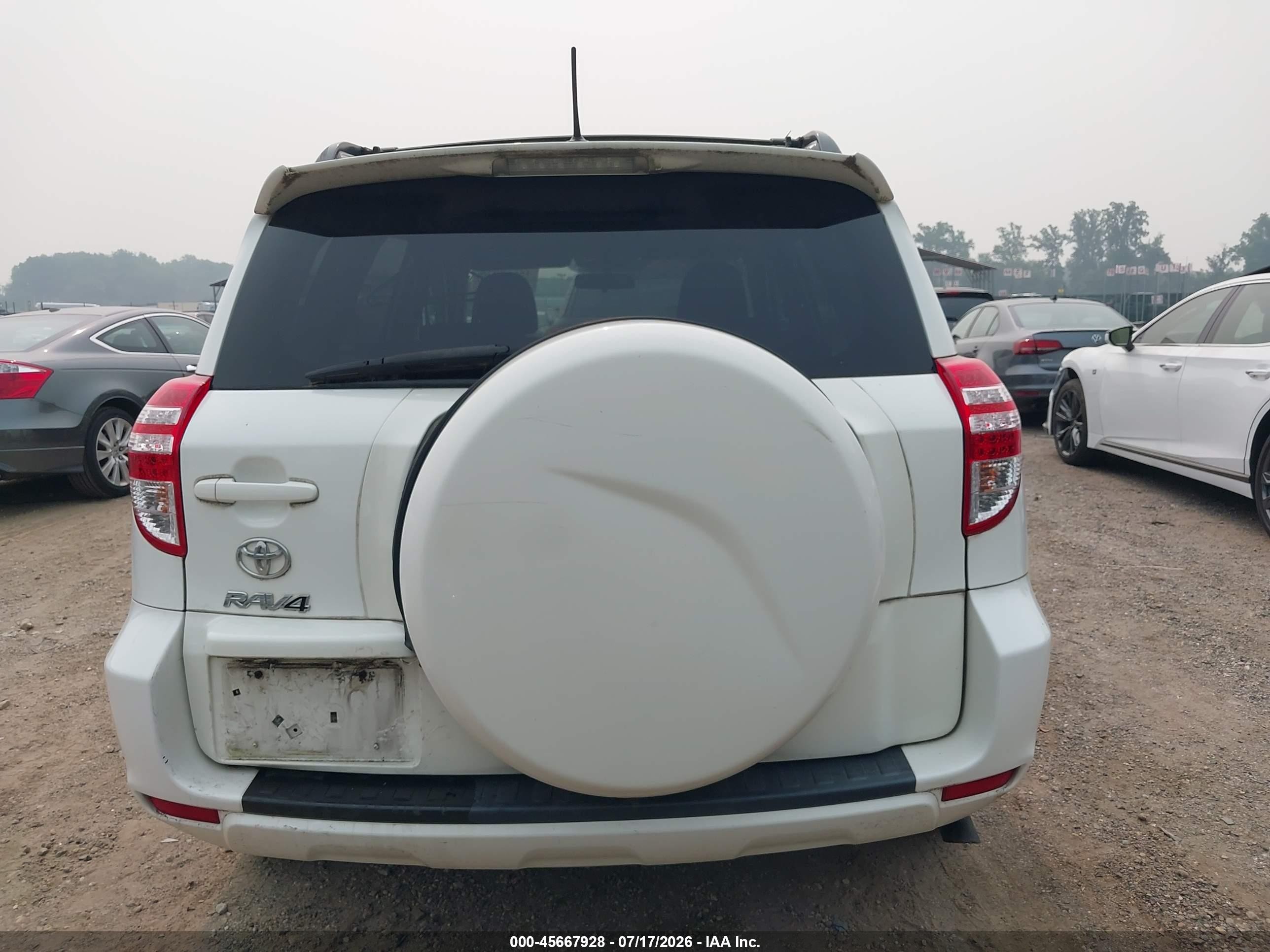 2011 Toyota Rav4 Sport White vin: 2T3WF4DV6BW064838
