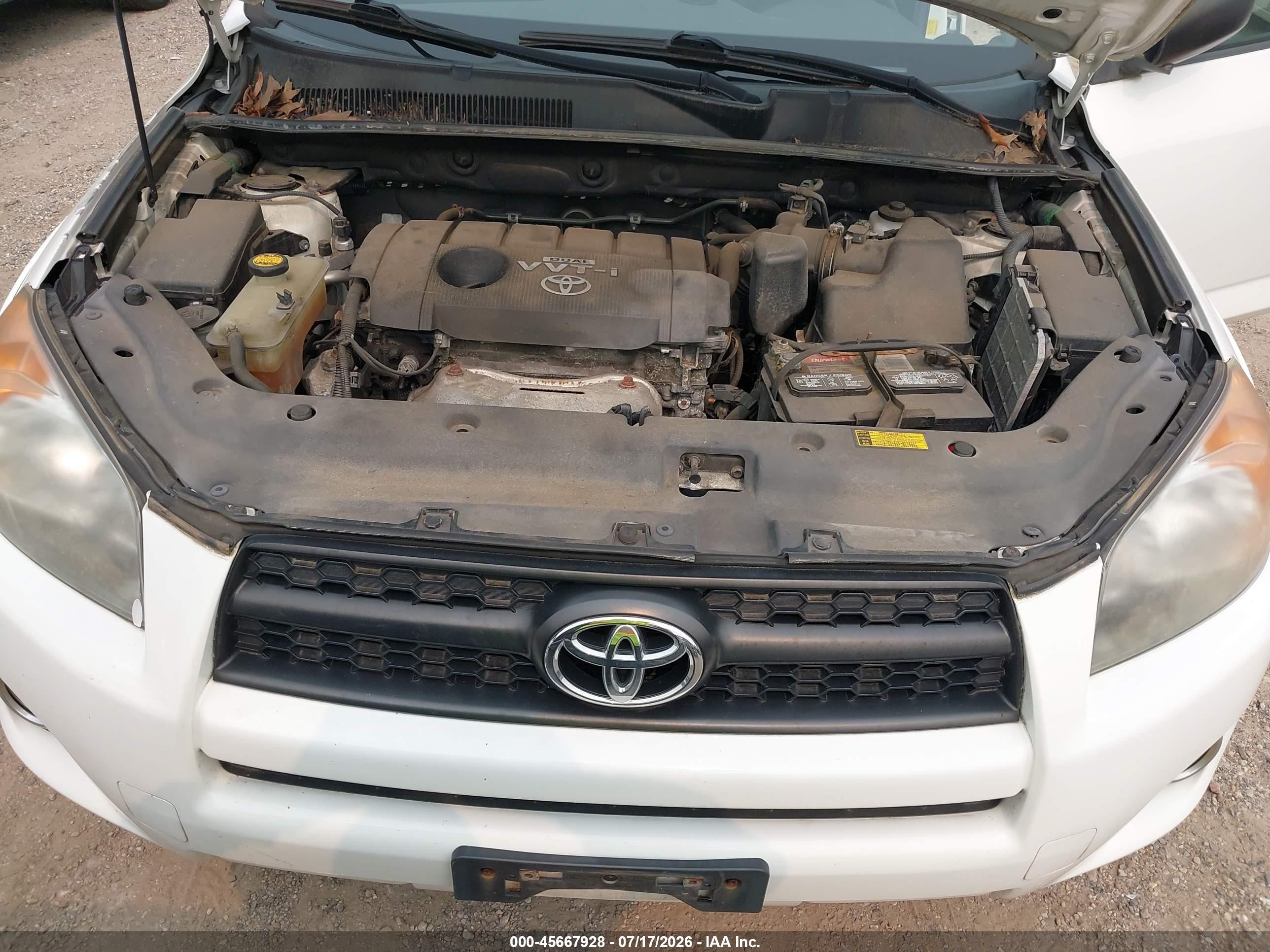 2011 Toyota Rav4 Sport White vin: 2T3WF4DV6BW064838