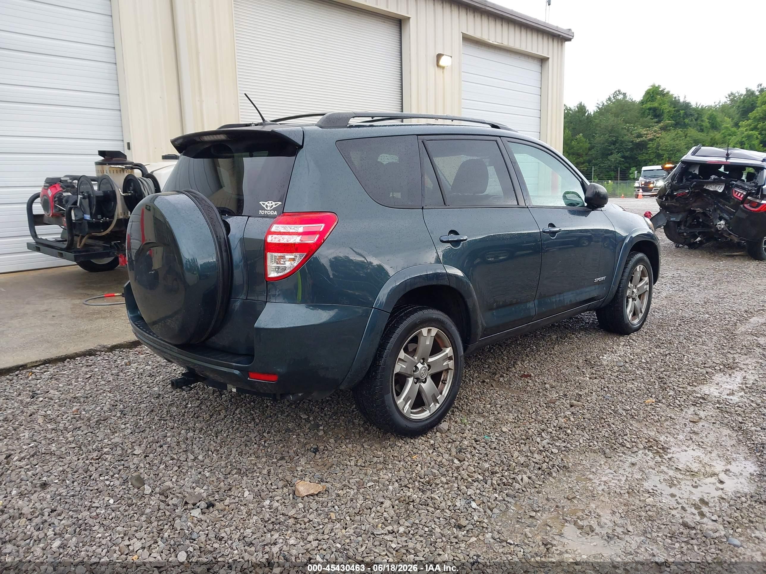 2011 Toyota Rav4 Sport Green vin: 2T3WF4DV6BW102150