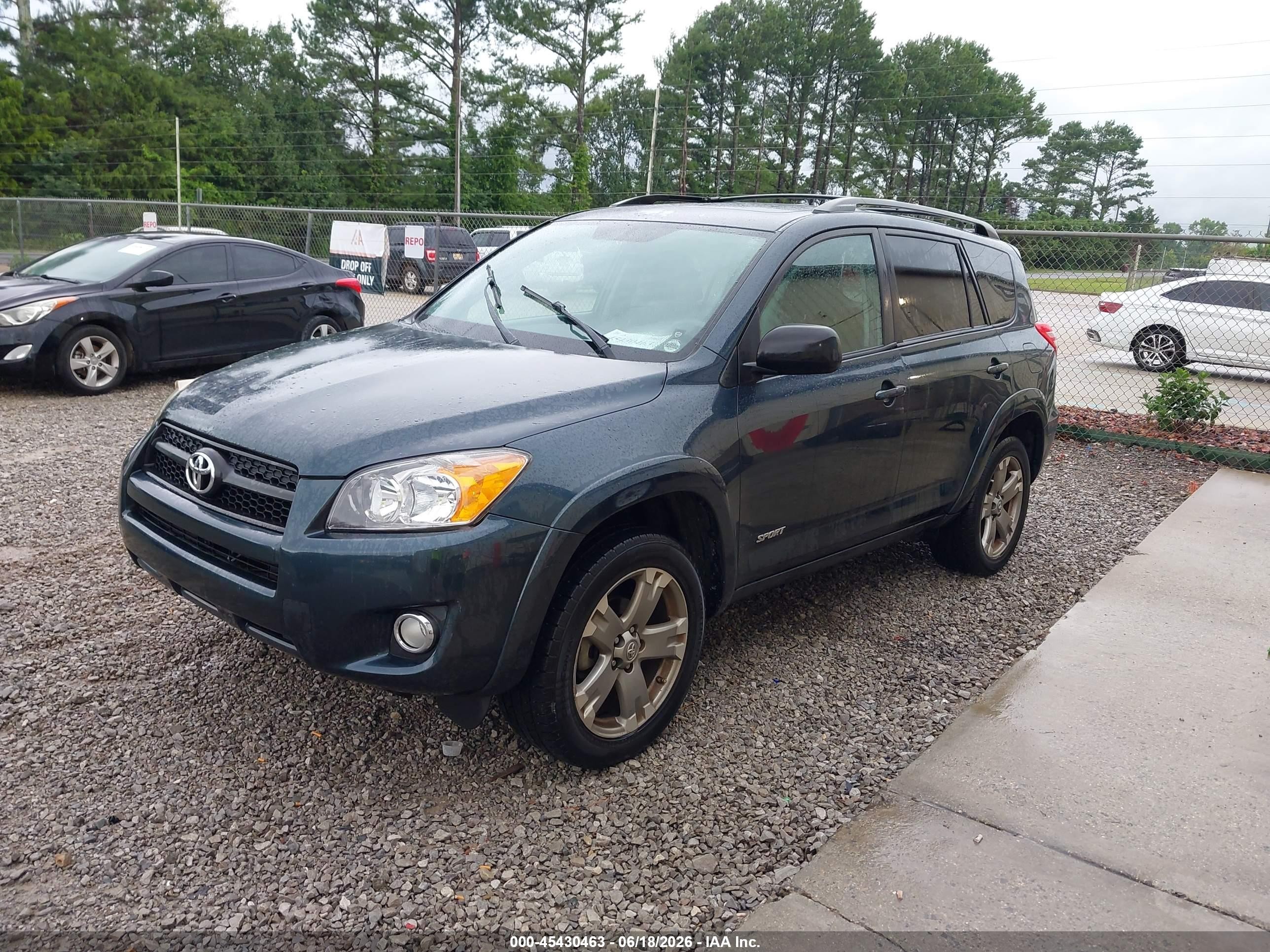 2011 Toyota Rav4 Sport Green vin: 2T3WF4DV6BW102150