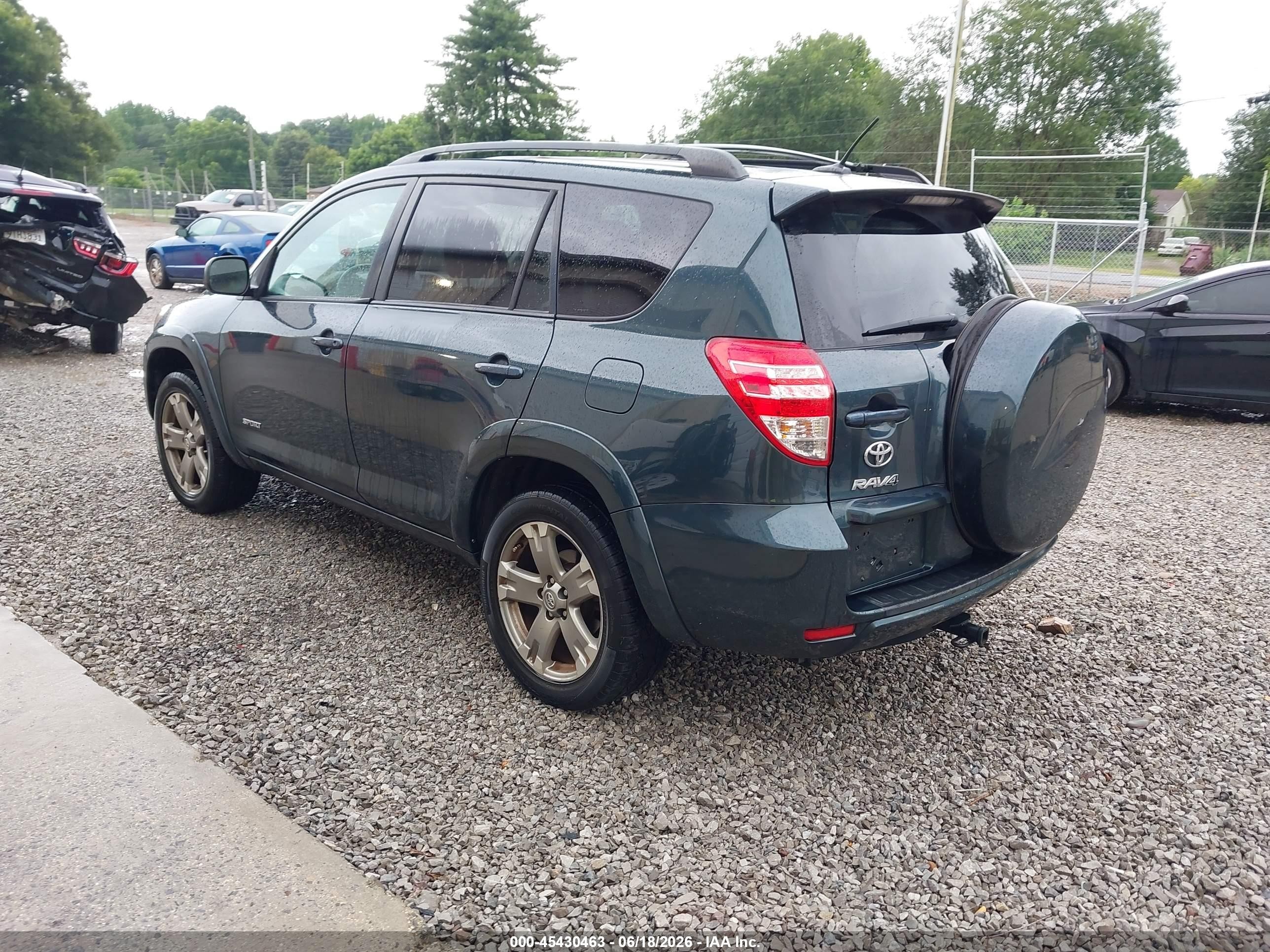 2011 Toyota Rav4 Sport Green vin: 2T3WF4DV6BW102150