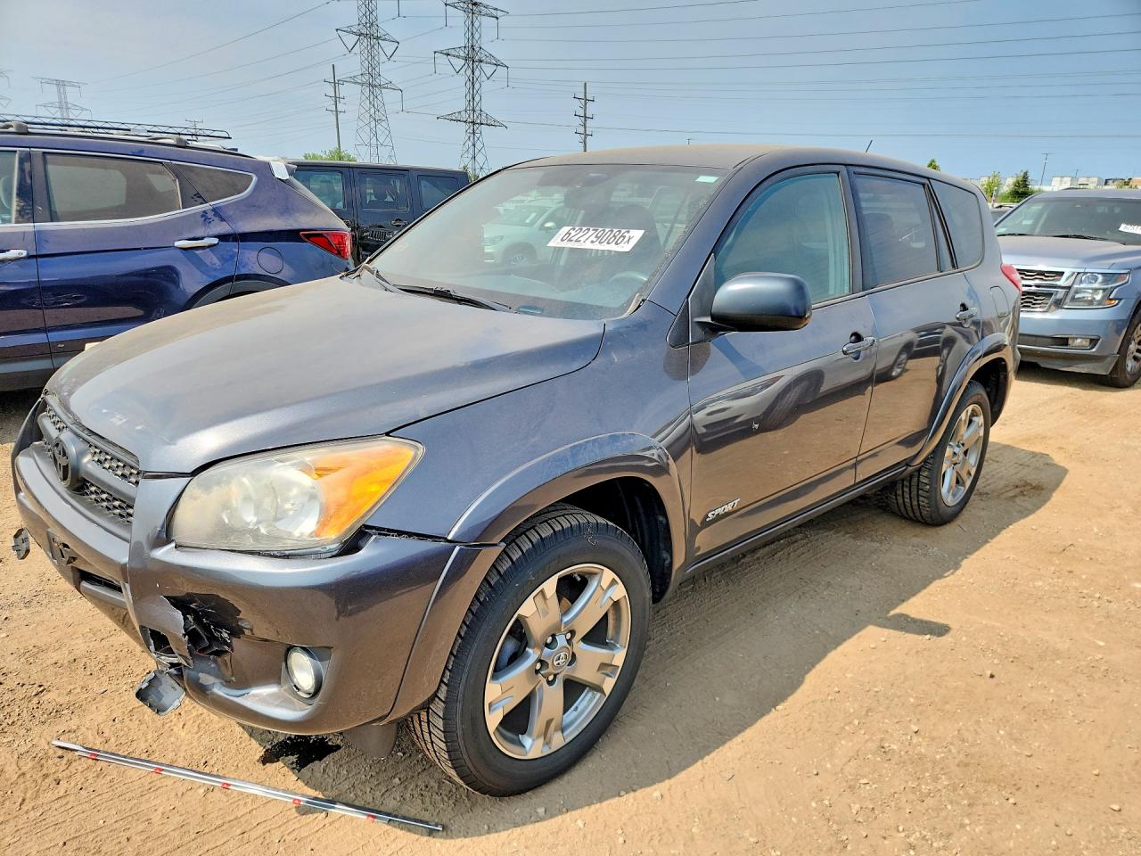 2012 Toyota Rav4 Sport Gray vin: 2T3WF4DV8CW138486