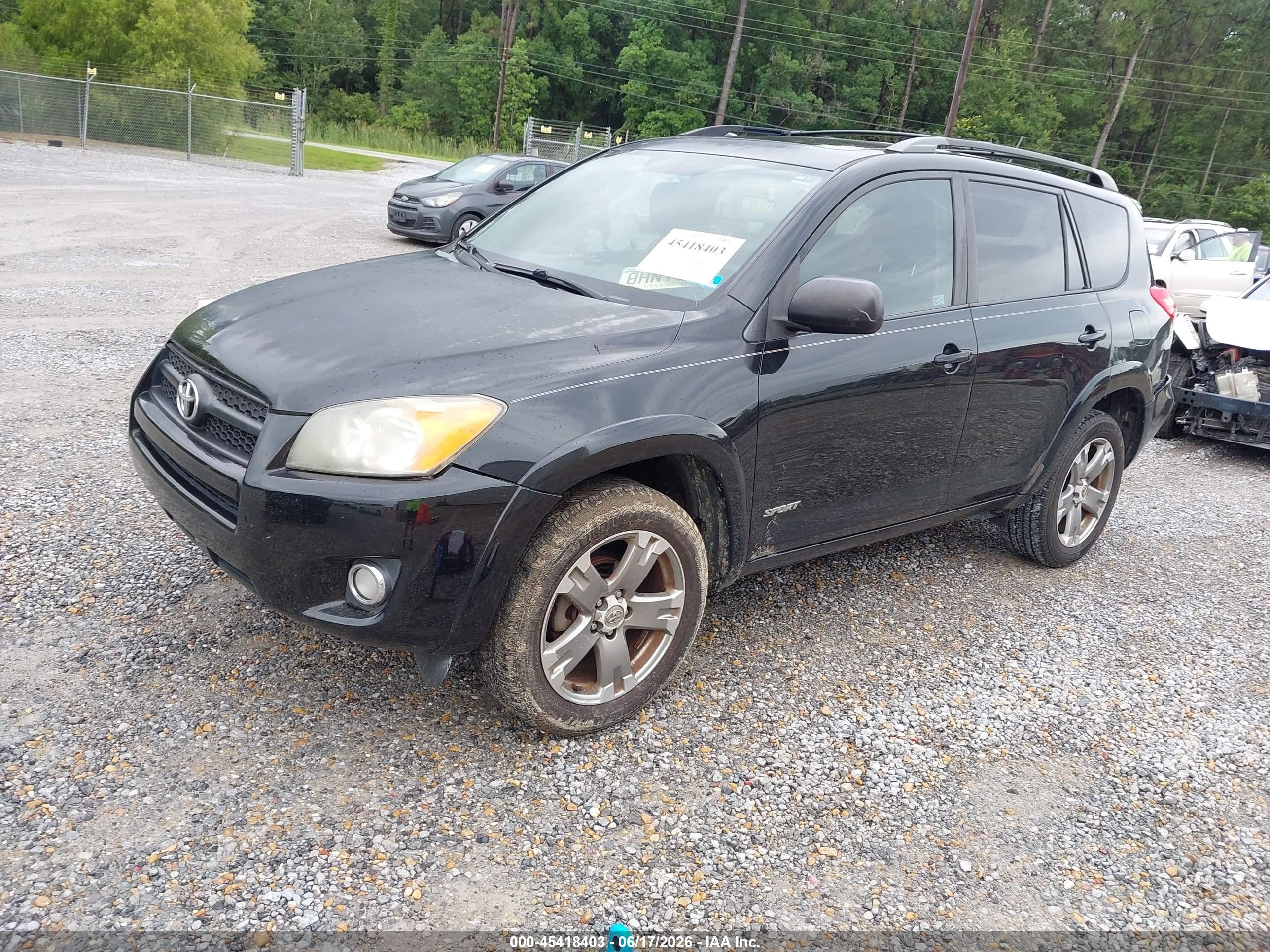 2010 Toyota Rav4 Sport Dark Blue vin: 2T3WF4DV9AW049510