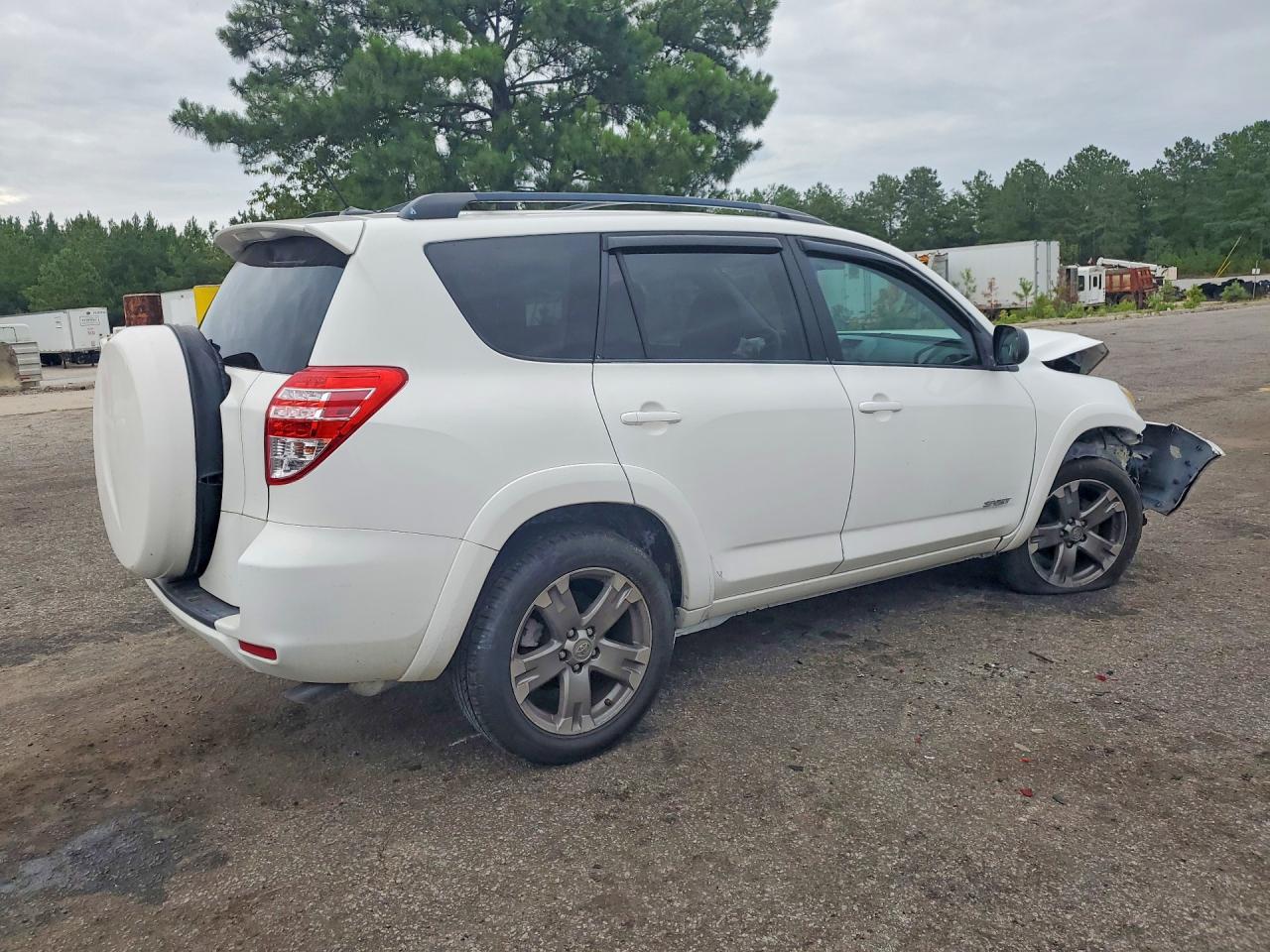 2011 Toyota Rav4 Sport White vin: 2T3WF4DVXBW080654