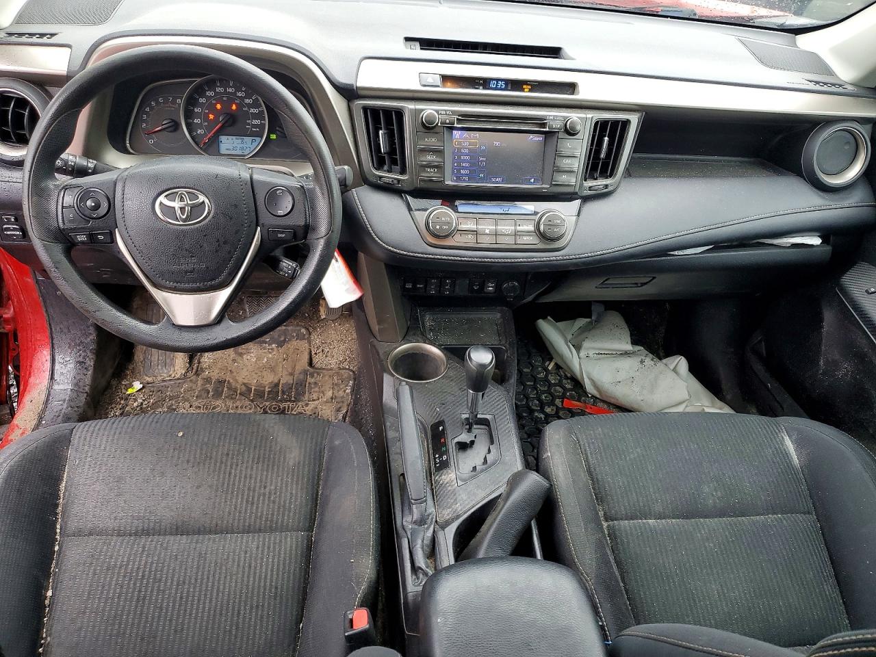 2013 Toyota Rav4 Xle Burgundy vin: 2T3WFREV0DW033468