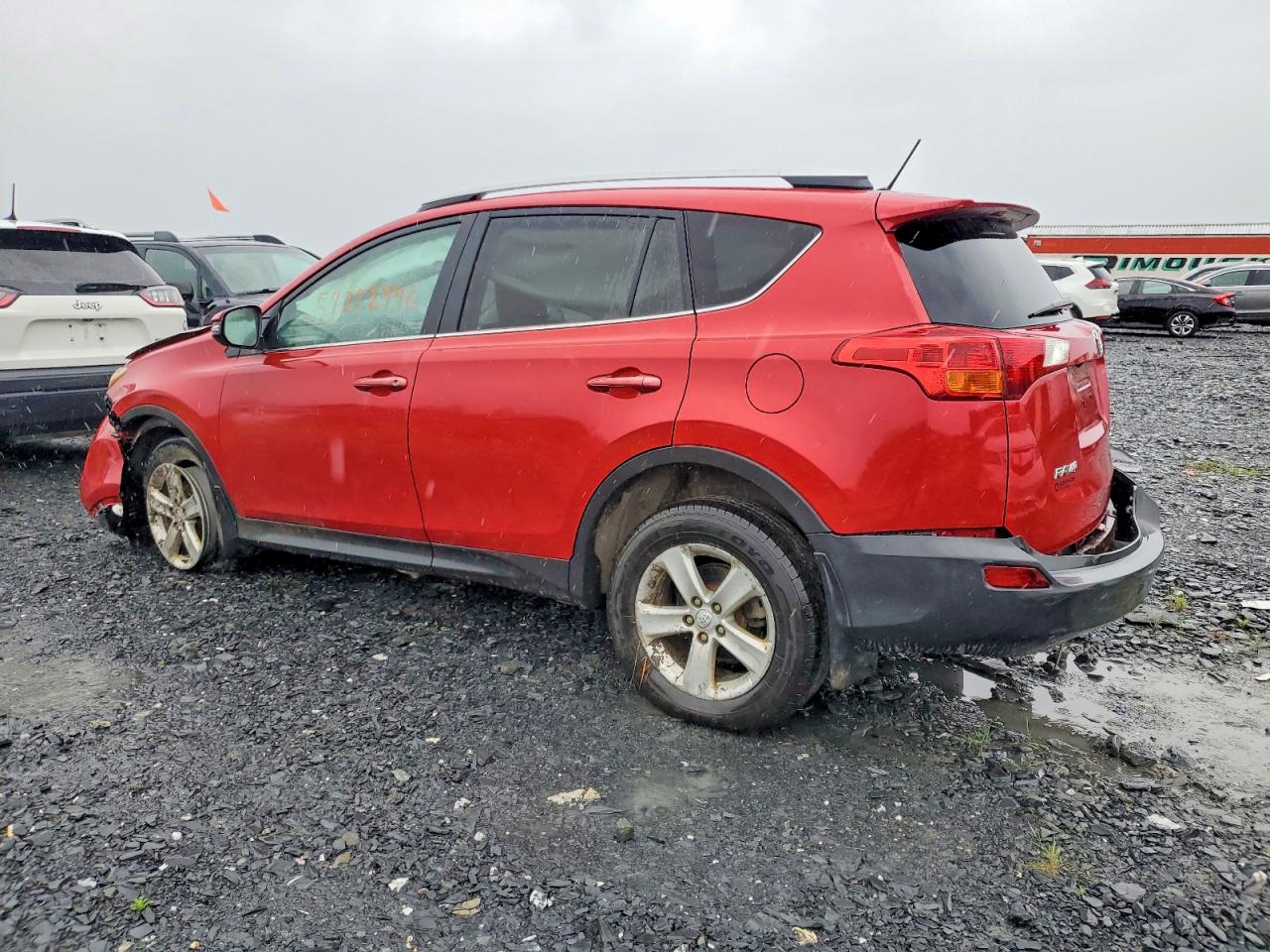 2013 Toyota Rav4 Xle Burgundy vin: 2T3WFREV0DW033468