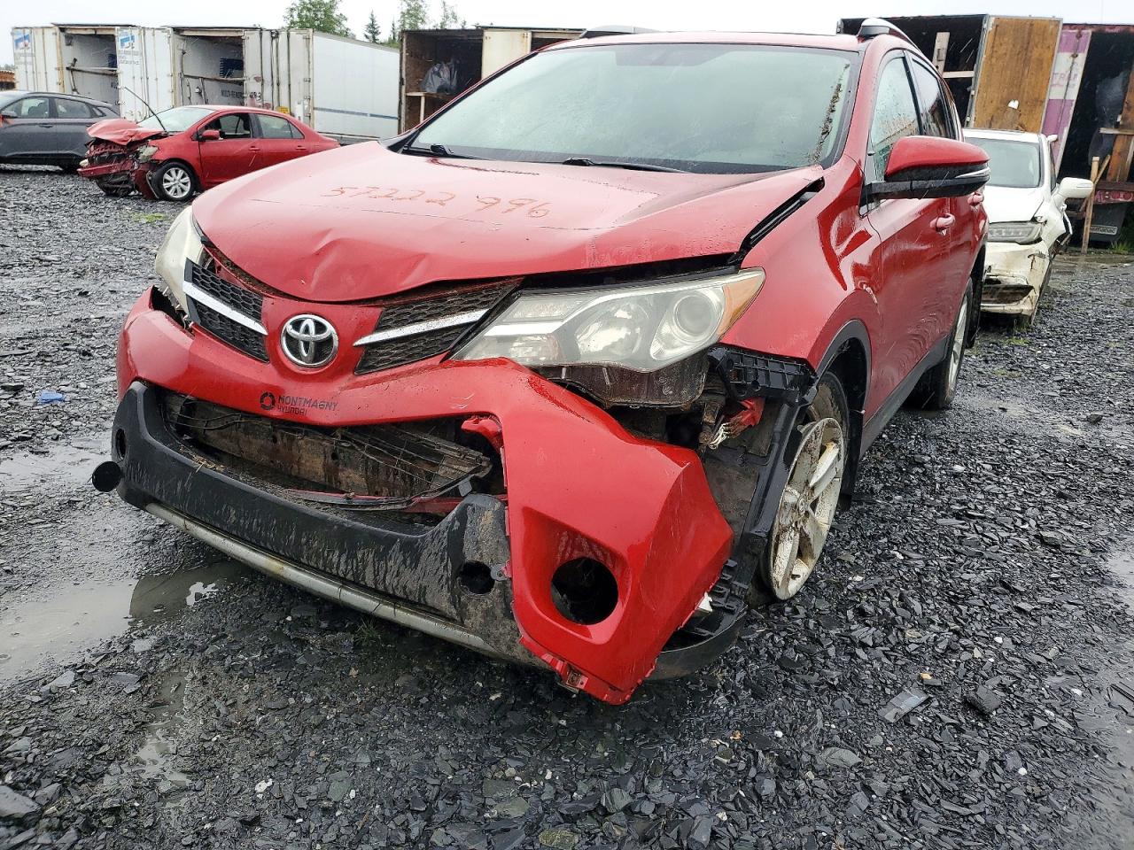 2013 Toyota Rav4 Xle Burgundy vin: 2T3WFREV0DW033468