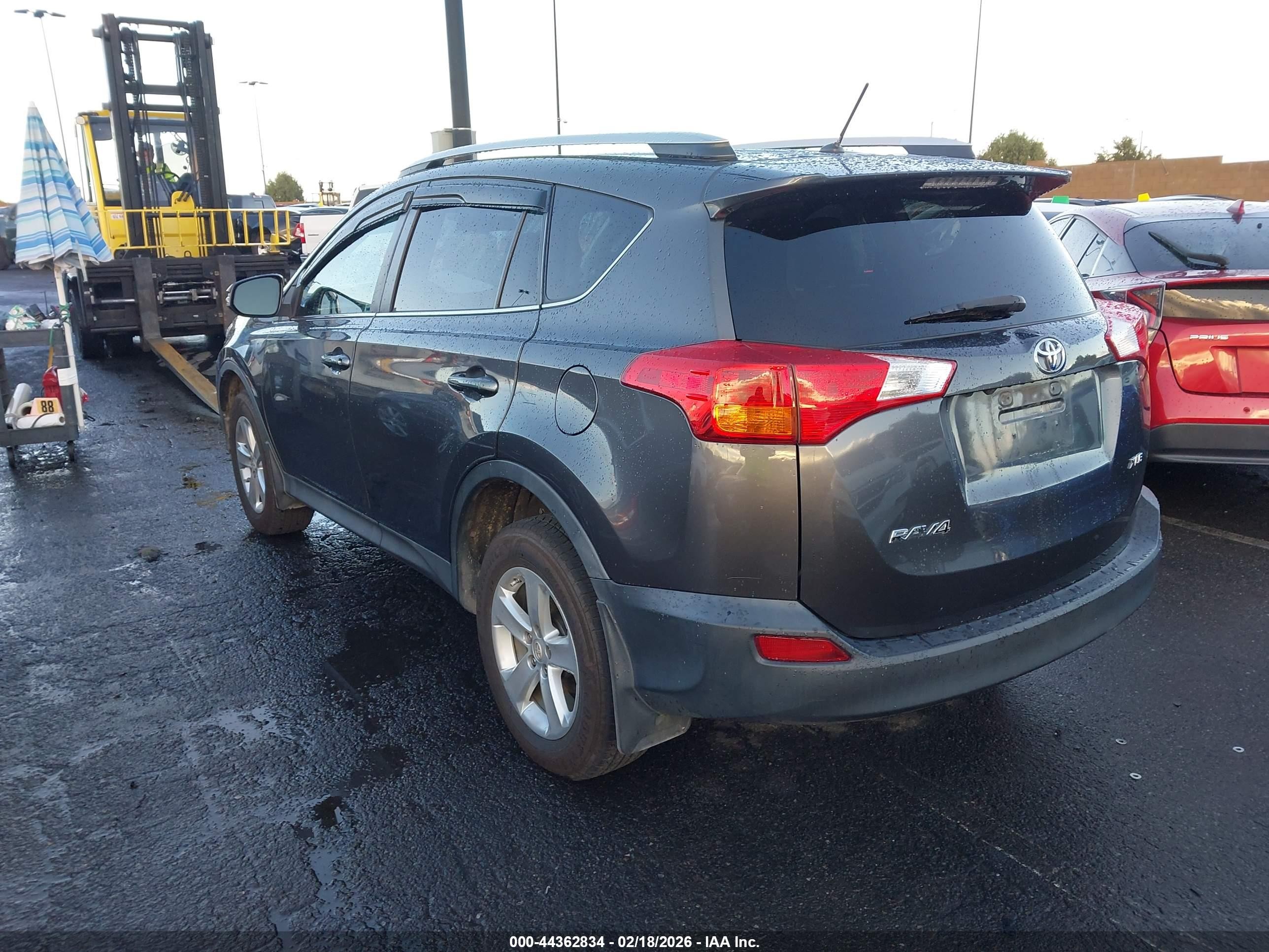 2013 Toyota Rav4 Xle Серый vin: 2T3WFREV0DW053039
