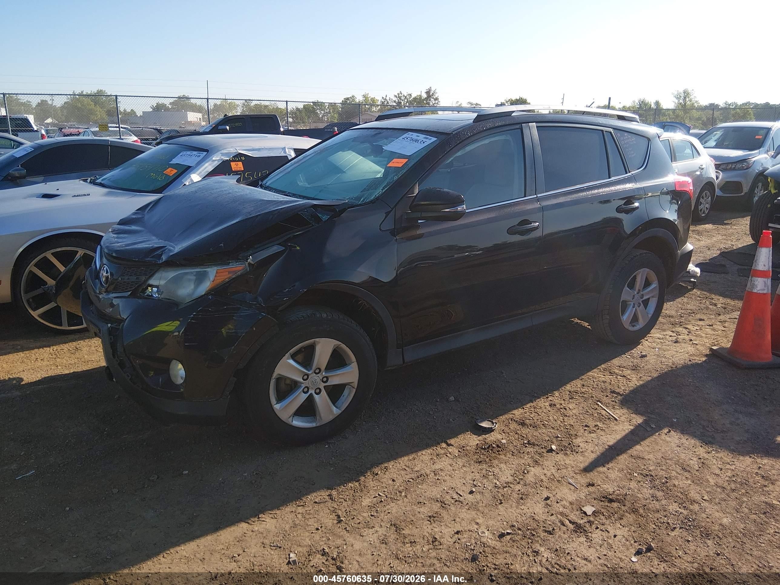 2013 Toyota Rav4 Xle Черный vin: 2T3WFREV0DW055907
