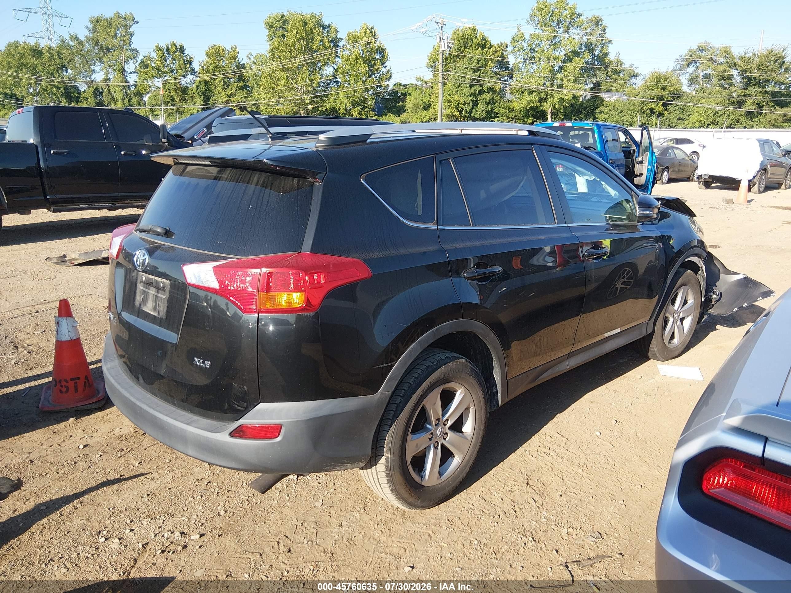2013 Toyota Rav4 Xle Черный vin: 2T3WFREV0DW055907