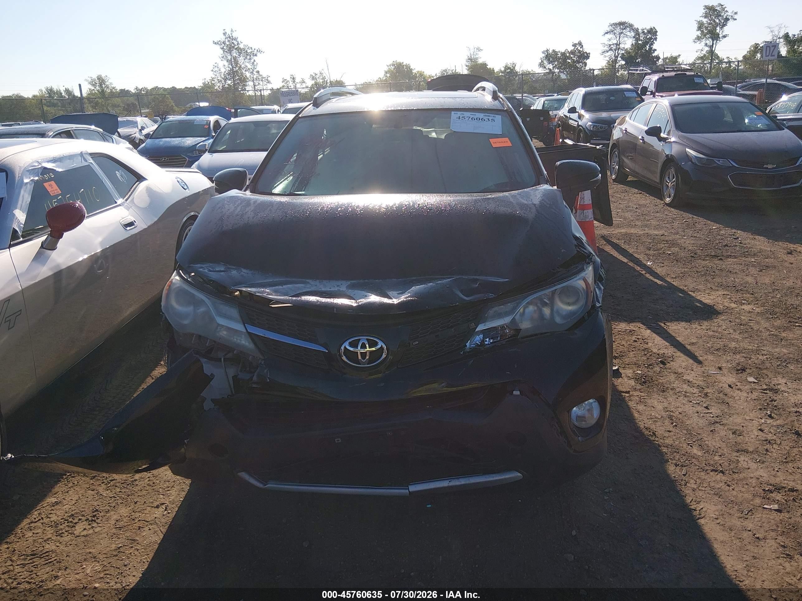 2013 Toyota Rav4 Xle Черный vin: 2T3WFREV0DW055907