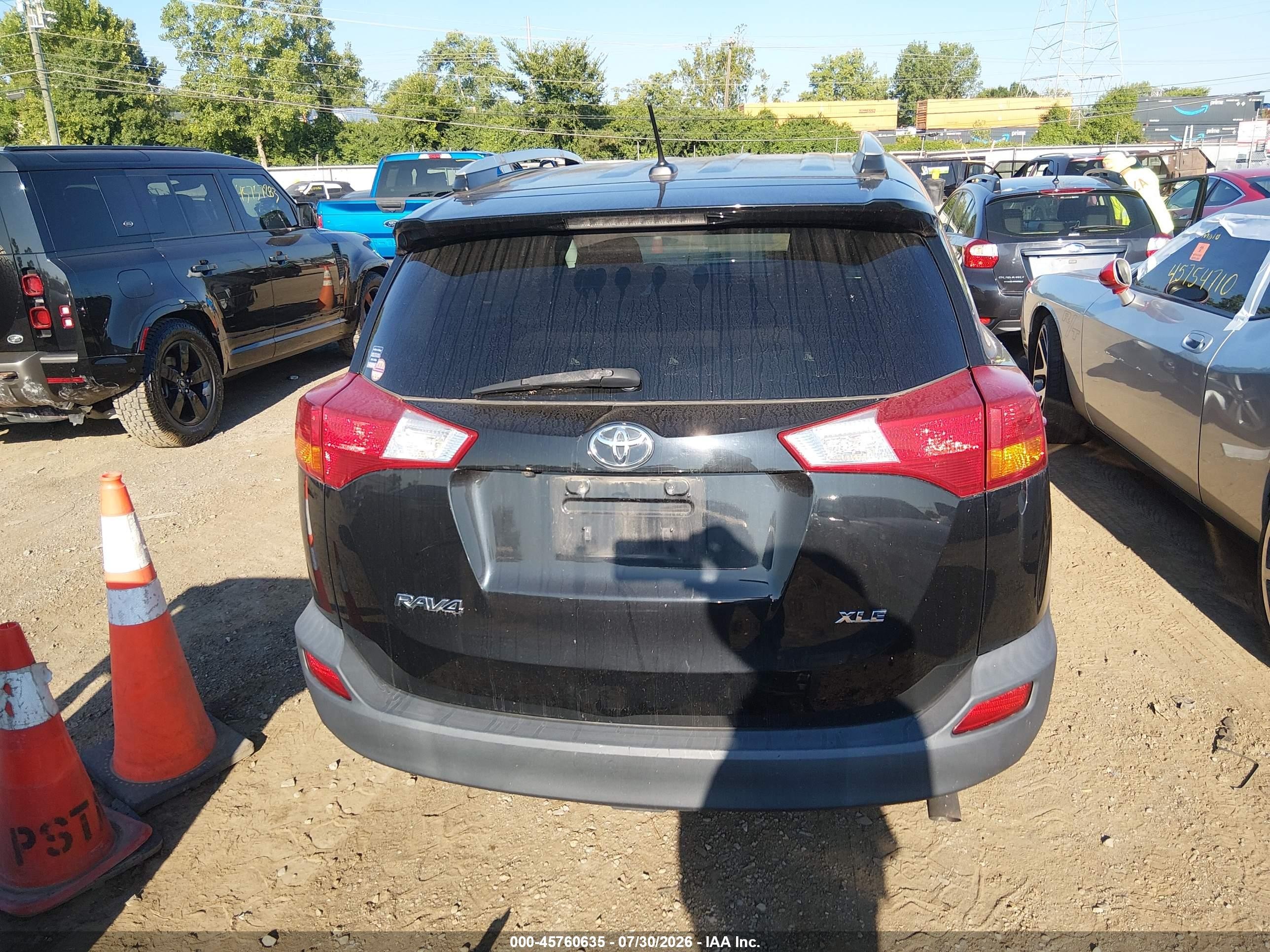 2013 Toyota Rav4 Xle Черный vin: 2T3WFREV0DW055907