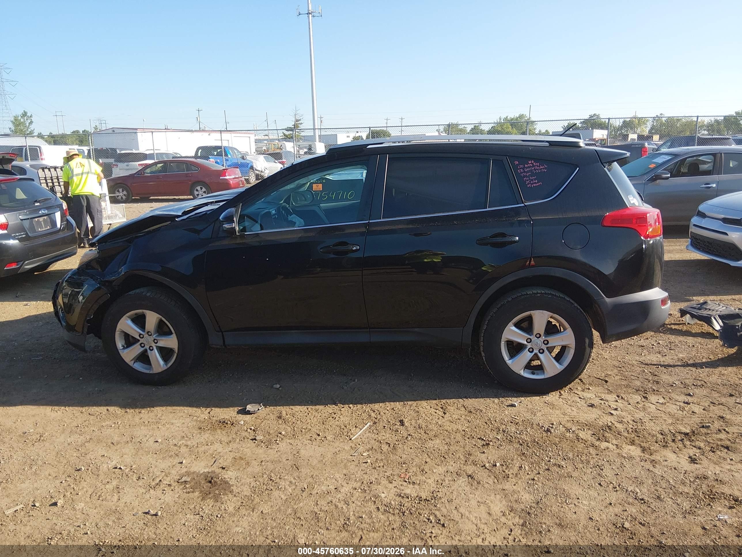 2013 Toyota Rav4 Xle Черный vin: 2T3WFREV0DW055907