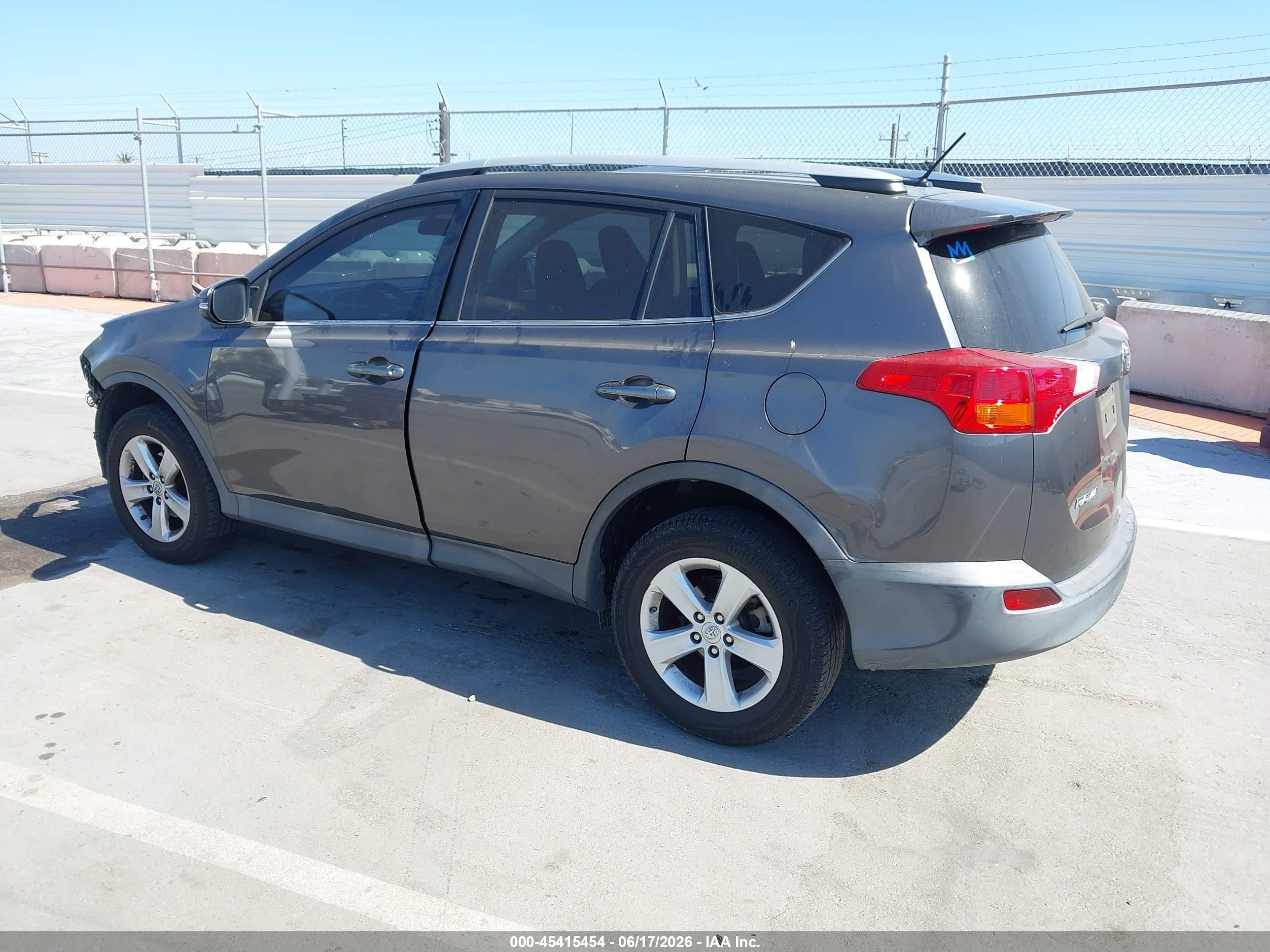 2014 Toyota Rav4 Xle Gray vin: 2T3WFREV0EW080324