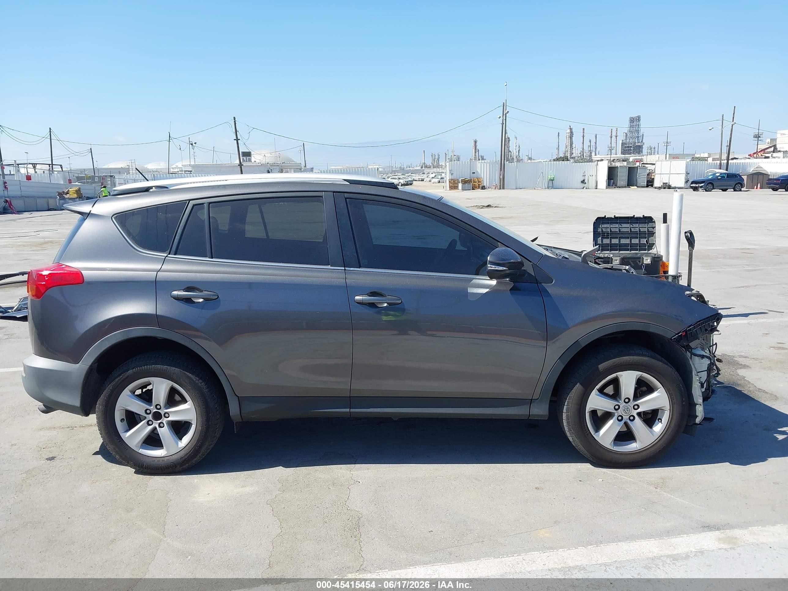 2014 Toyota Rav4 Xle Gray vin: 2T3WFREV0EW080324