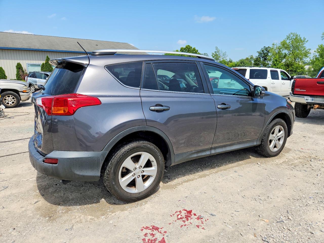 2014 Toyota Rav4 Xle Gray vin: 2T3WFREV0EW090030