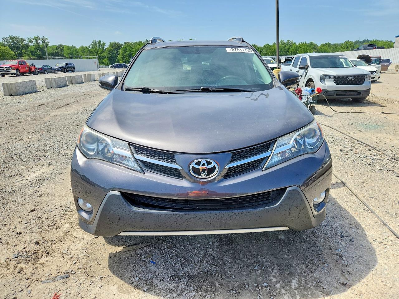 2014 Toyota Rav4 Xle Gray vin: 2T3WFREV0EW090030