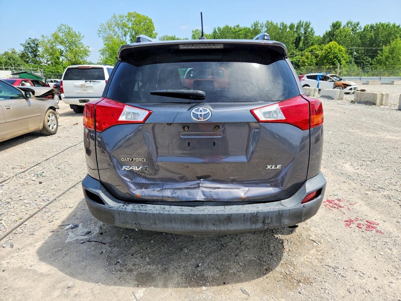 2014 Toyota Rav4 Xle Gray vin: 2T3WFREV0EW090030