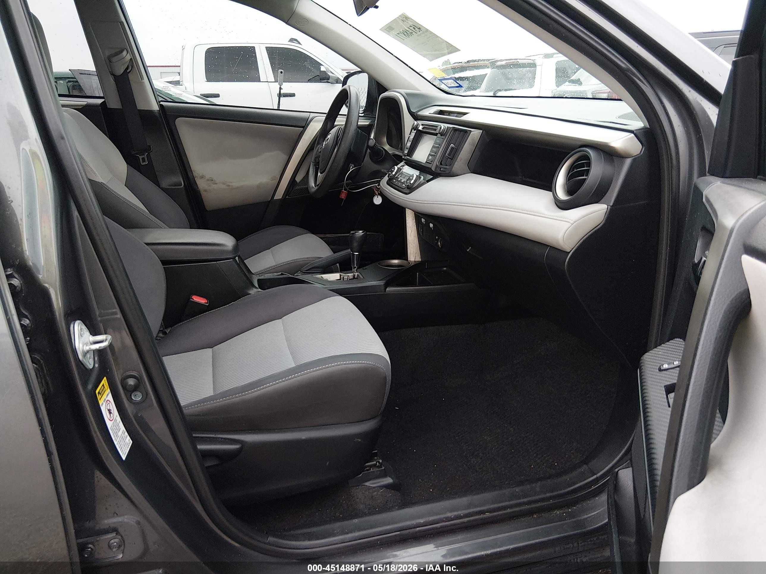2014 Toyota Rav4 Xle Gray vin: 2T3WFREV0EW093252