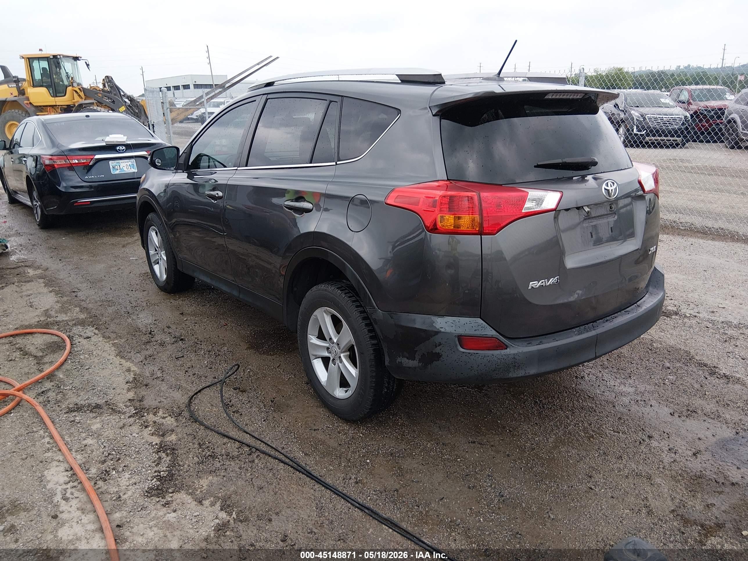 2014 Toyota Rav4 Xle Gray vin: 2T3WFREV0EW093252