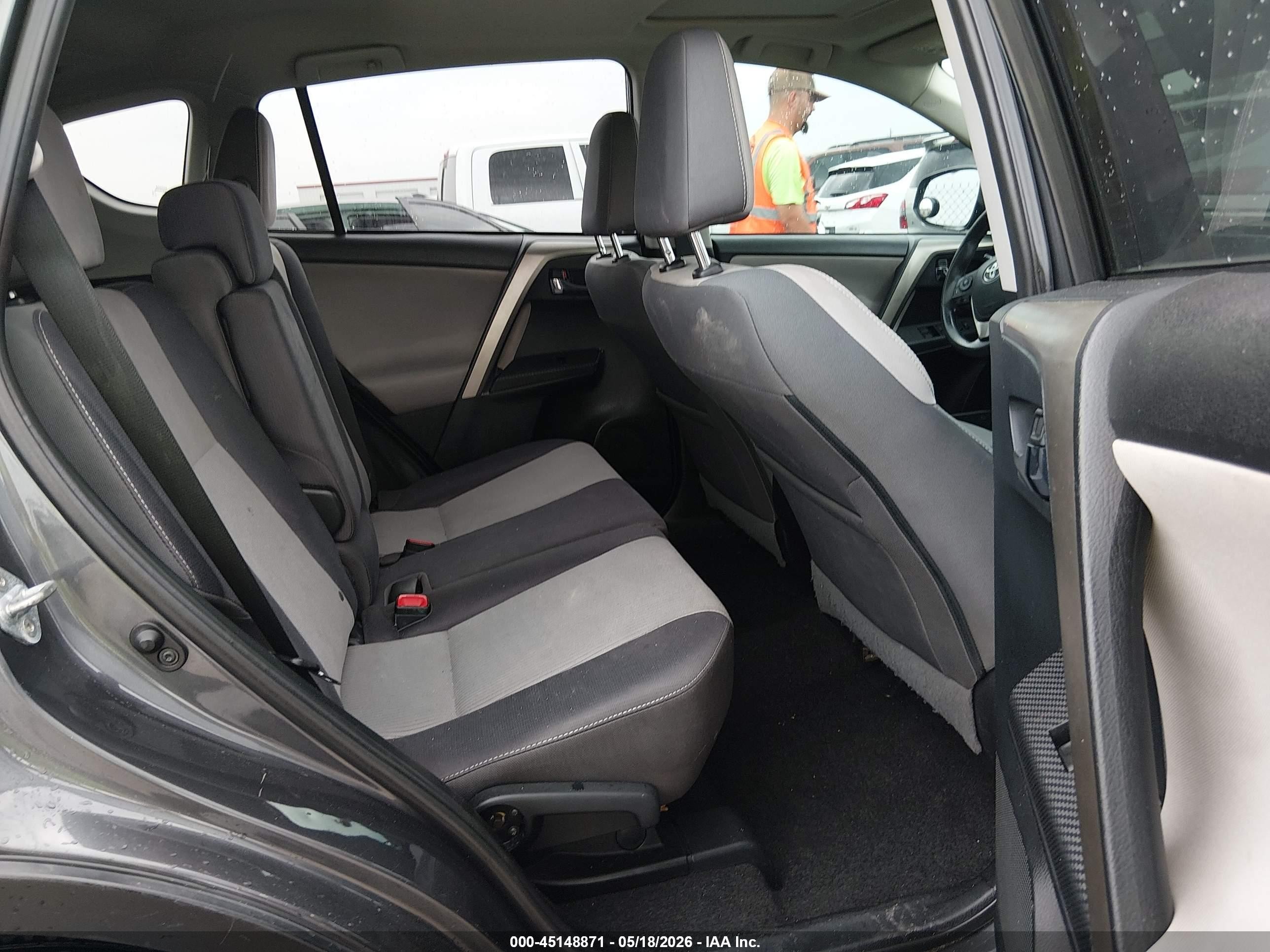 2014 Toyota Rav4 Xle Gray vin: 2T3WFREV0EW093252