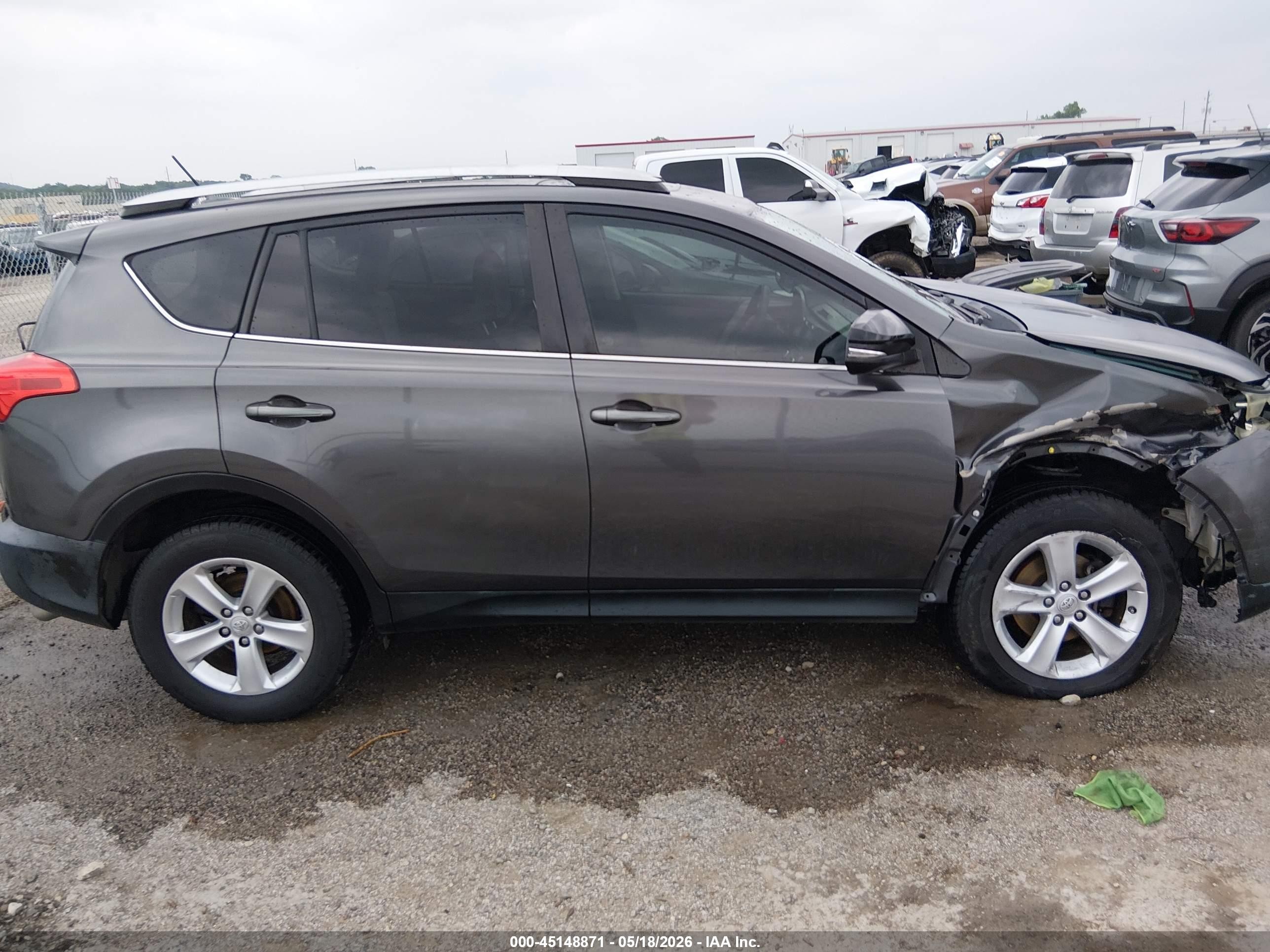 2014 Toyota Rav4 Xle Gray vin: 2T3WFREV0EW093252