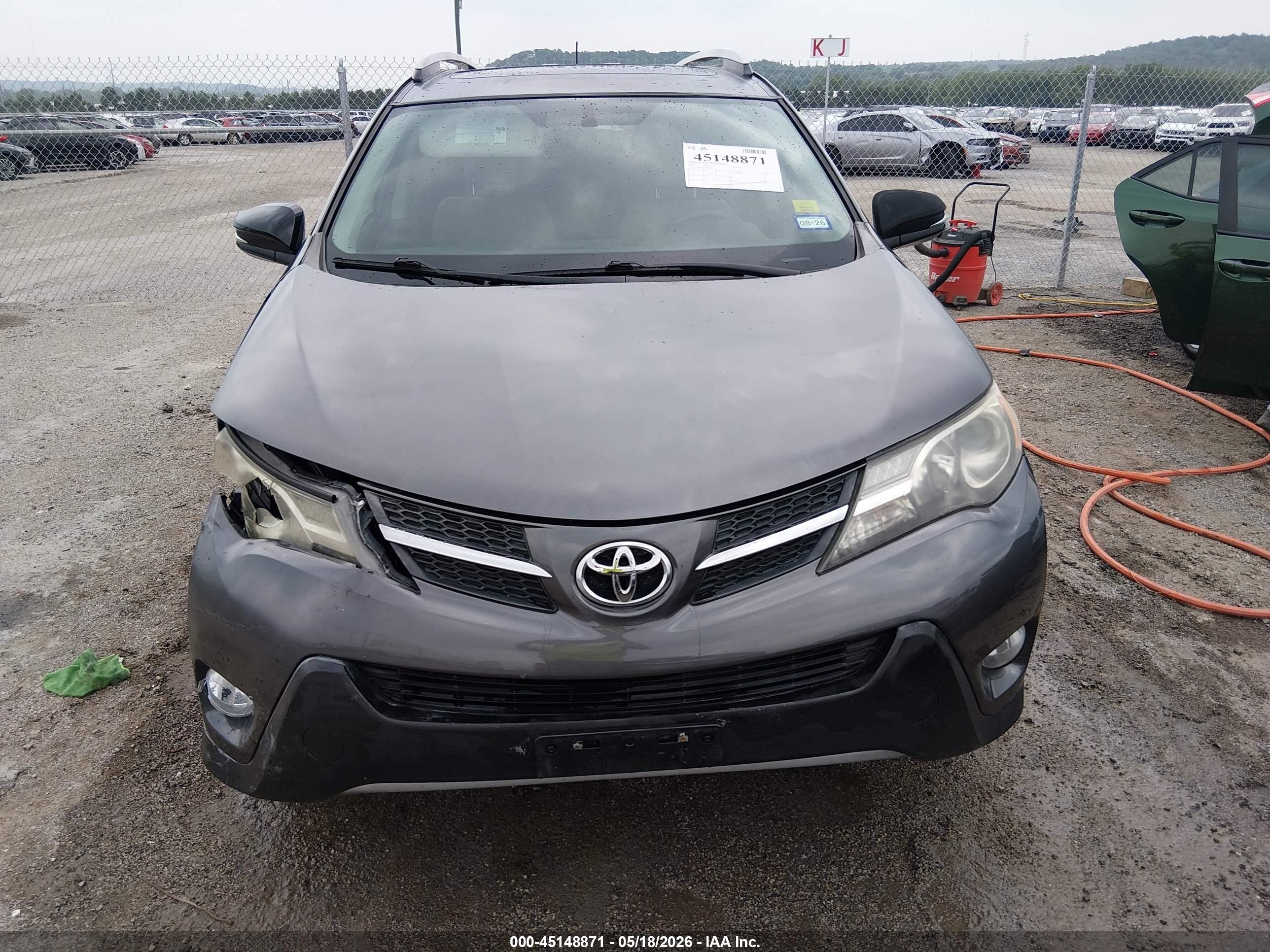2014 Toyota Rav4 Xle Gray vin: 2T3WFREV0EW093252