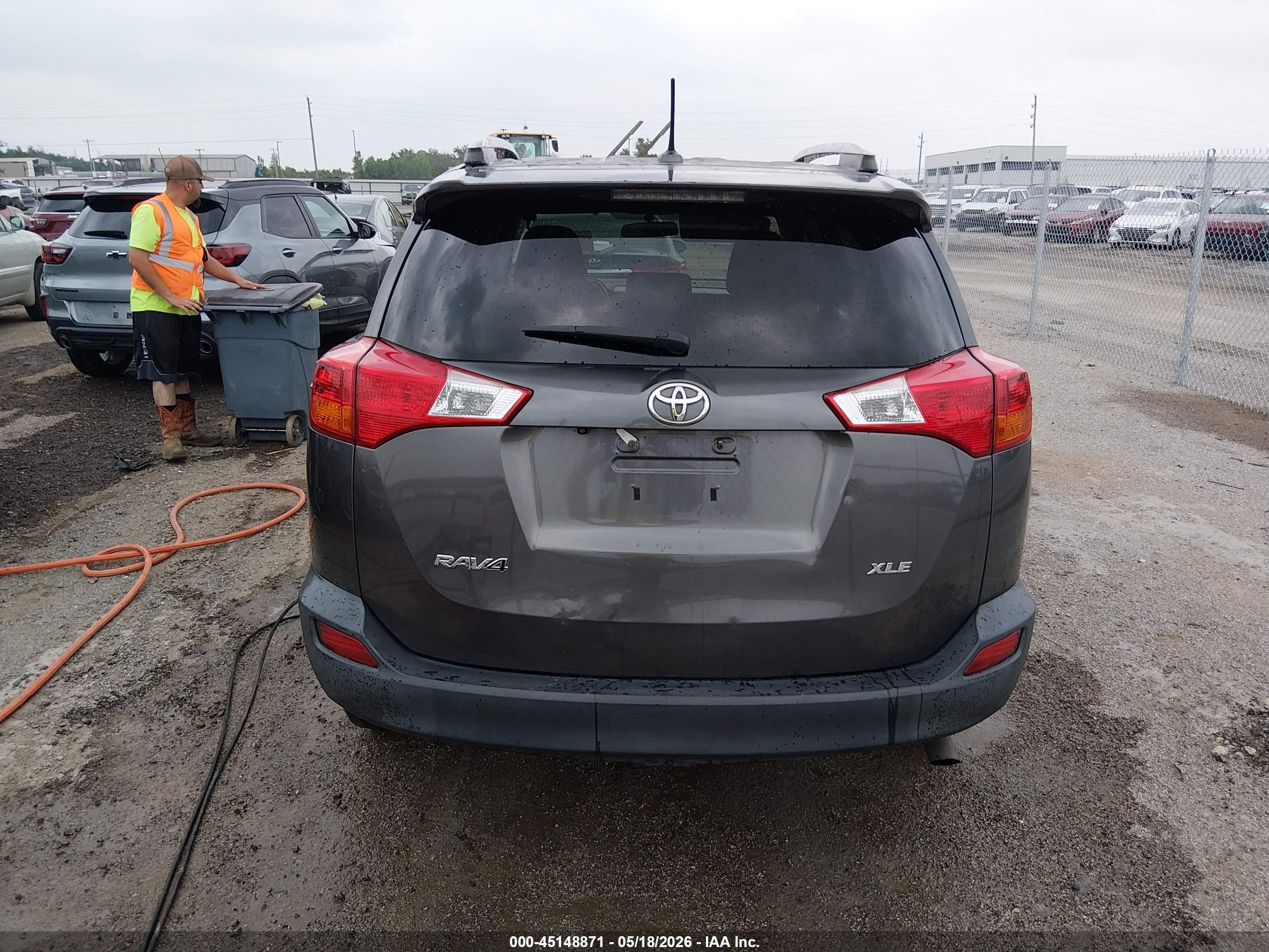 2014 Toyota Rav4 Xle Gray vin: 2T3WFREV0EW093252