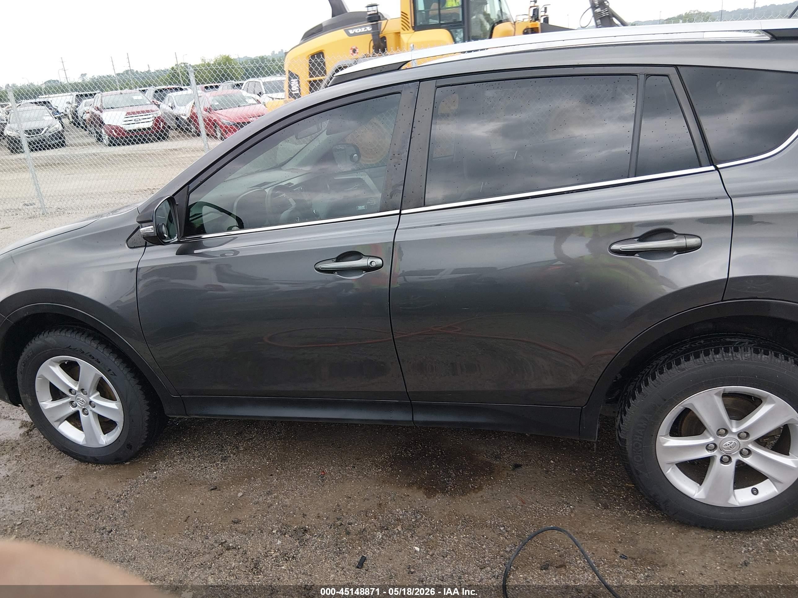 2014 Toyota Rav4 Xle Gray vin: 2T3WFREV0EW093252