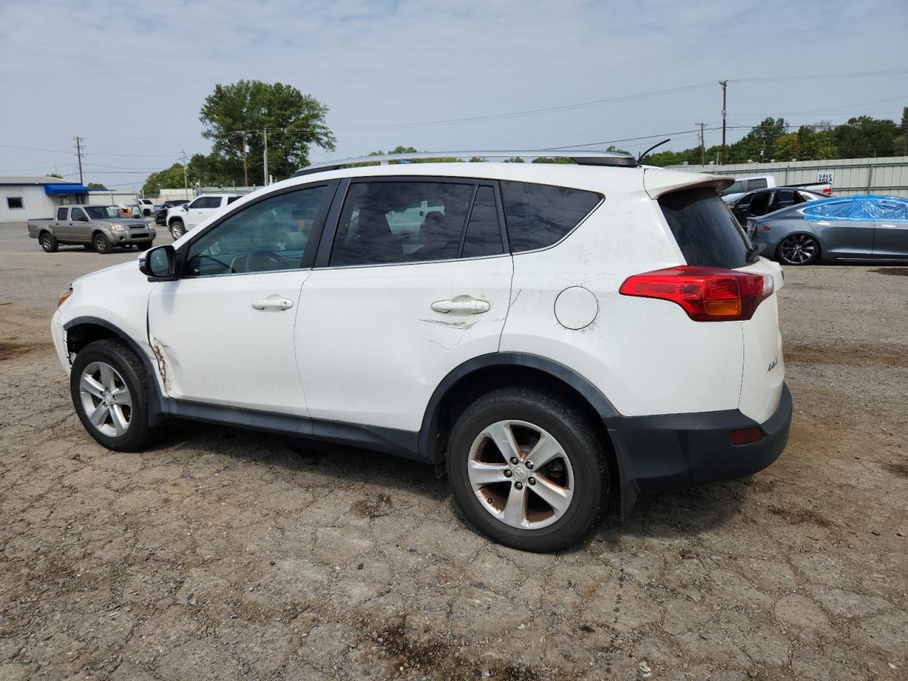 2014 Toyota Rav4 Xle White vin: 2T3WFREV0EW094188