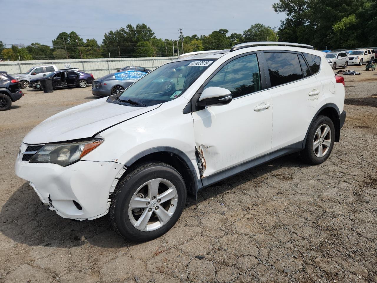 2014 Toyota Rav4 Xle White vin: 2T3WFREV0EW094188